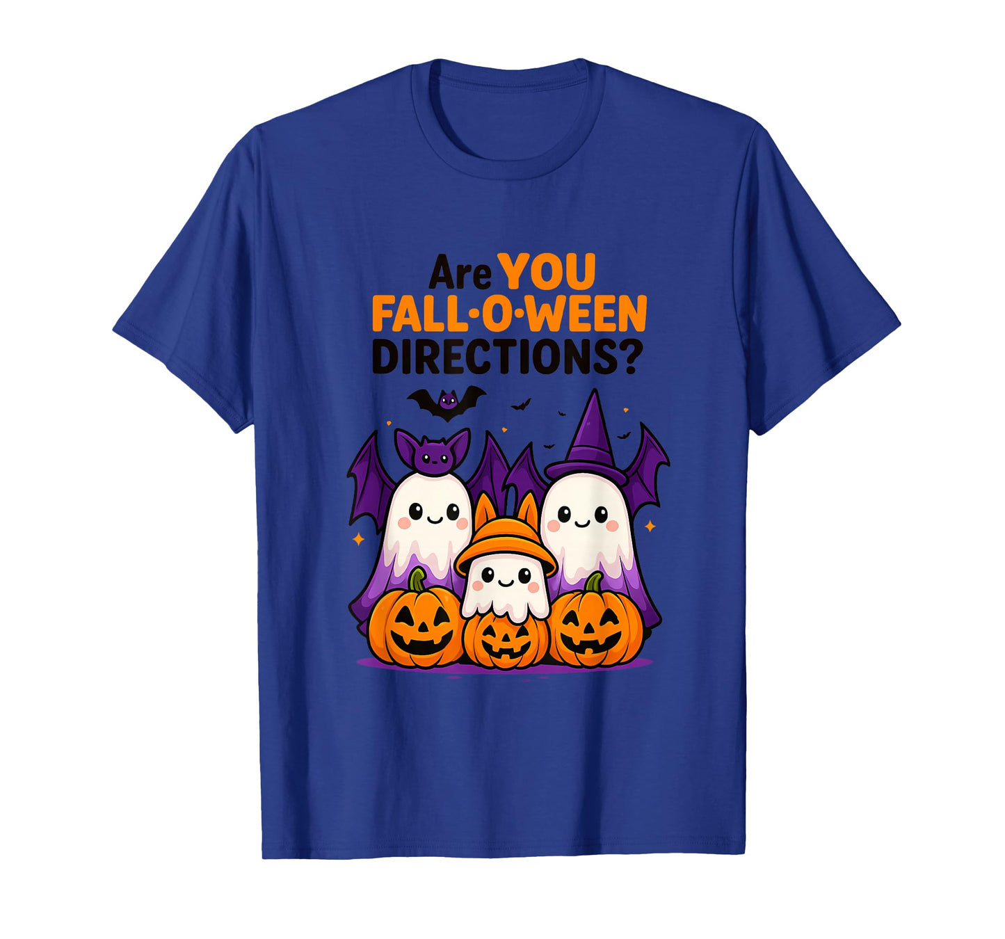 are You Fall-O-Ween Directions Funny Teacher Ghost Tee T-Shirt