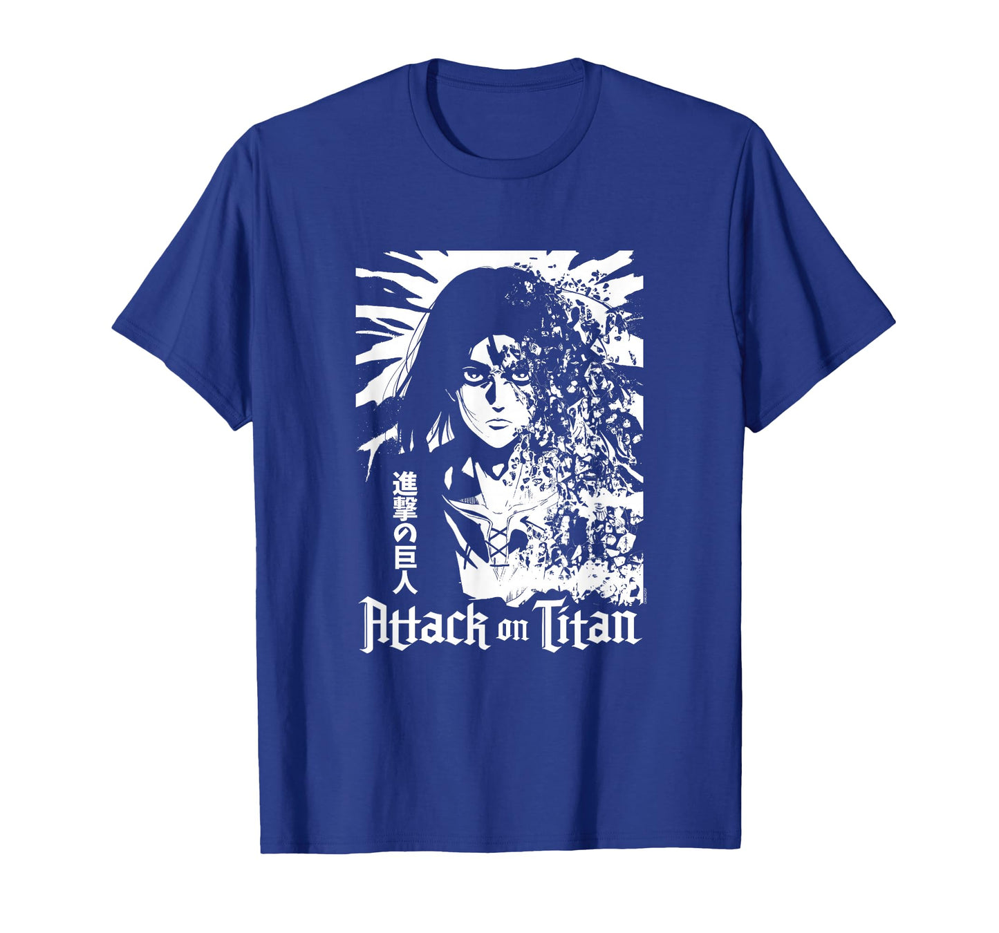 Attack on Titan Season 4 Eren Explosion White Graphic Anime T-Shirt