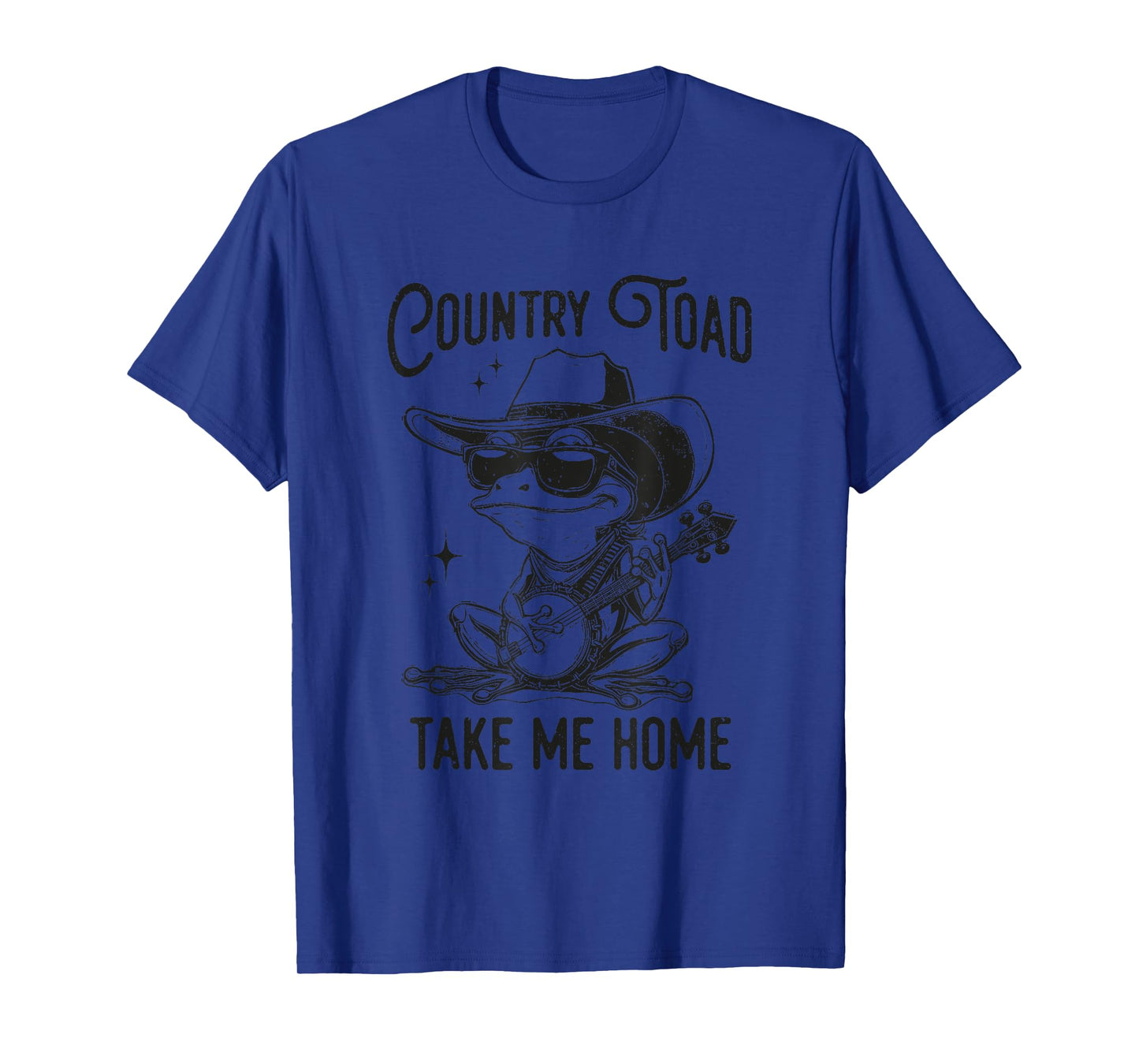 Country Toads Take Me Home Shirt Retro Banjo Funny Toad T-Shirt