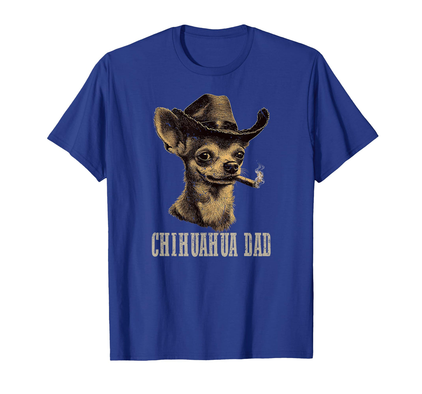 Mens Chihuahua Dog Vintage Best Chihuahua Dad Father's Day T-Shirt