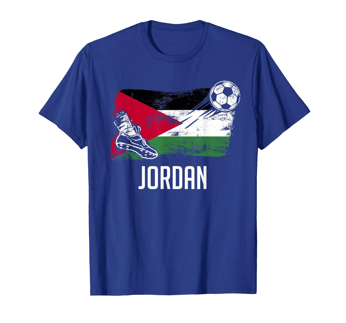 Jordan Flag Jersey Jordanian Soccer Team Jordanian T-Shirt