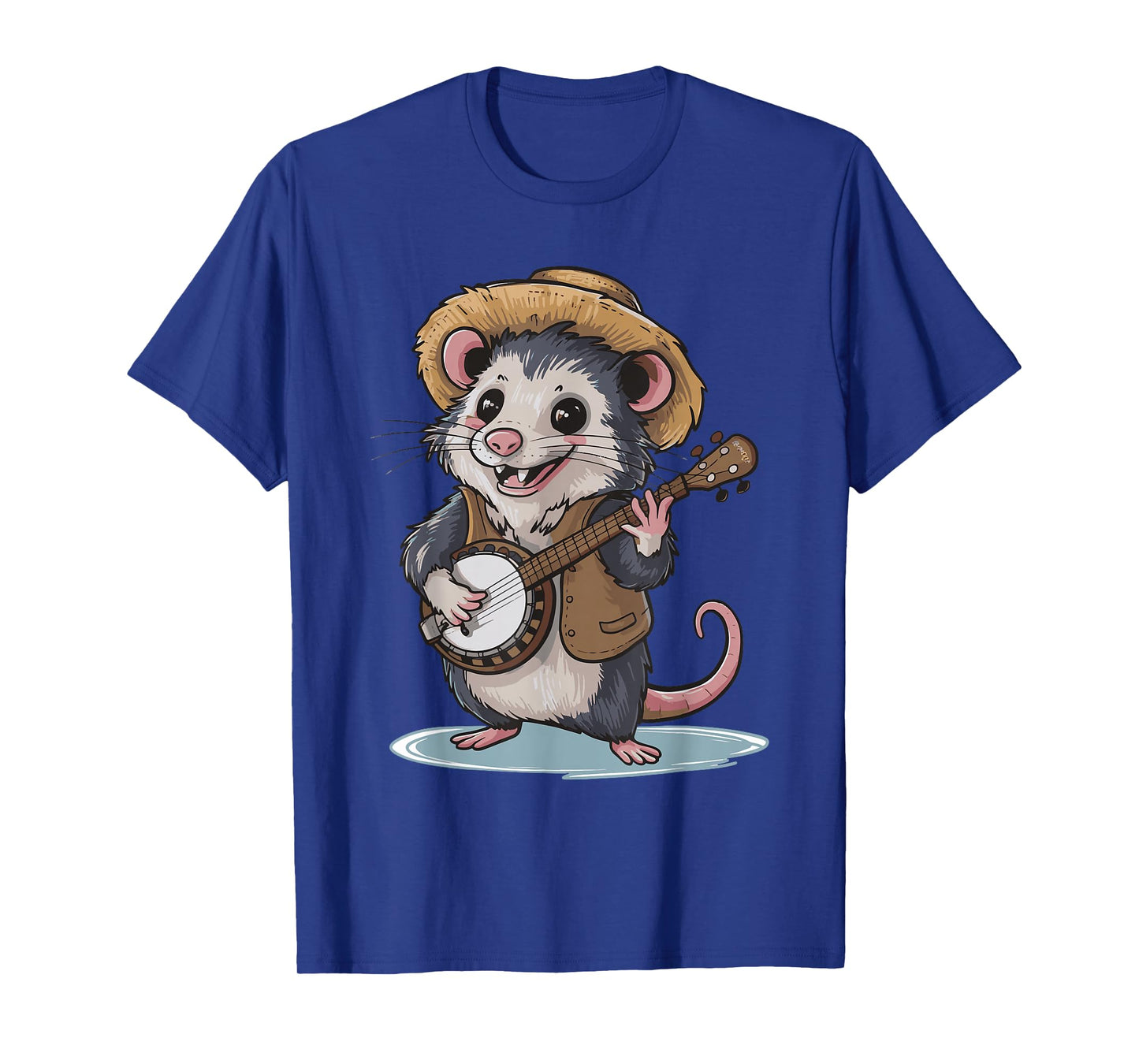 Opossum Playing Banjo T-Shirt