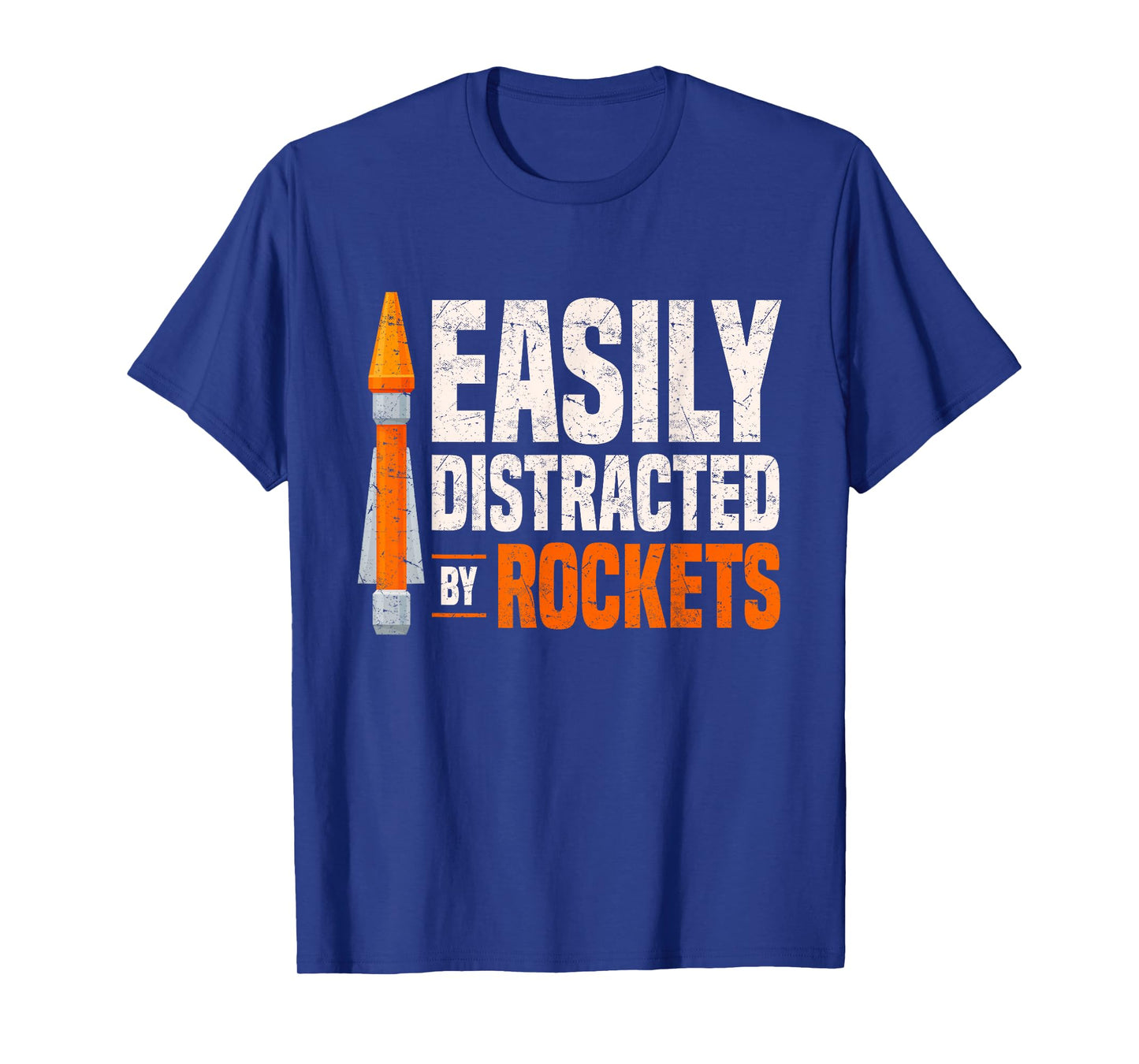 Rocketry Model Rocket Kit Easily Distracted by Rockets T-Shirt