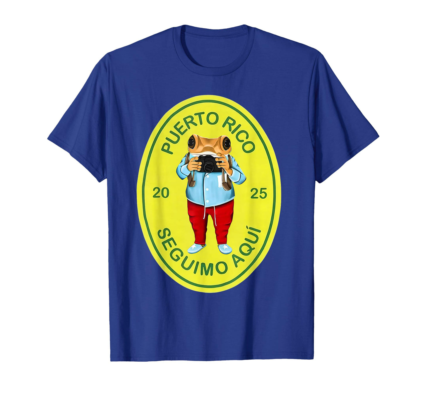 Graphic Funny Frog Retro Deb Tirar Unisex Adults Puerto Rico Frog Concho Retro 2025 T-Shirt Black Small