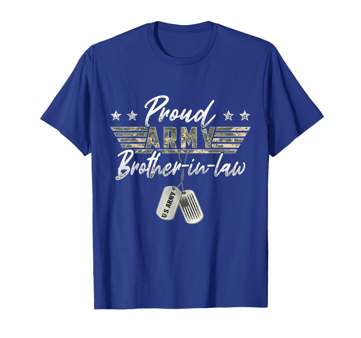 Proud Army Brother-In-Law American Veteran Military T-Shirt