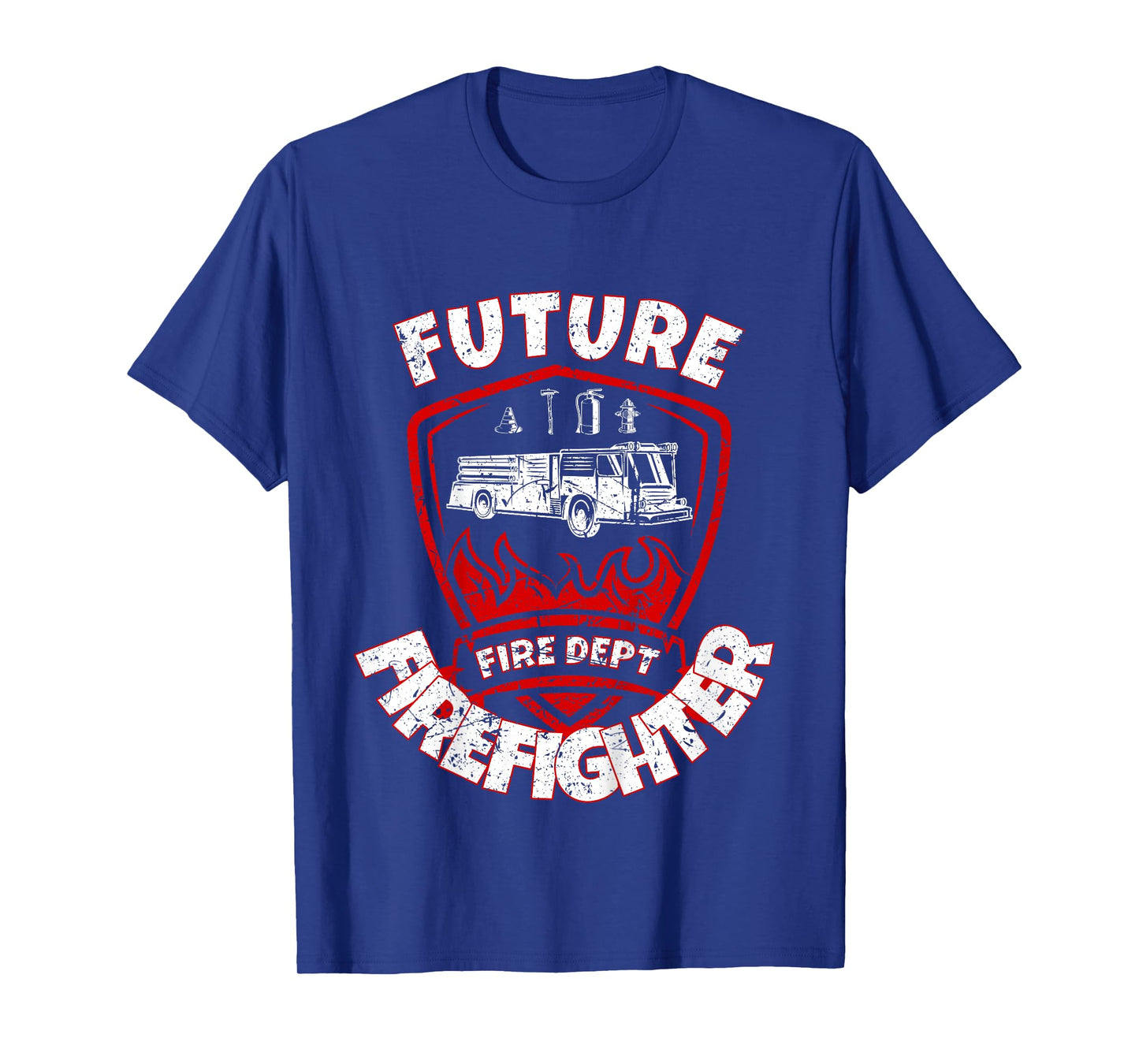 Future Firefighter Cute Kids Firetruck Fireman T-Shirt