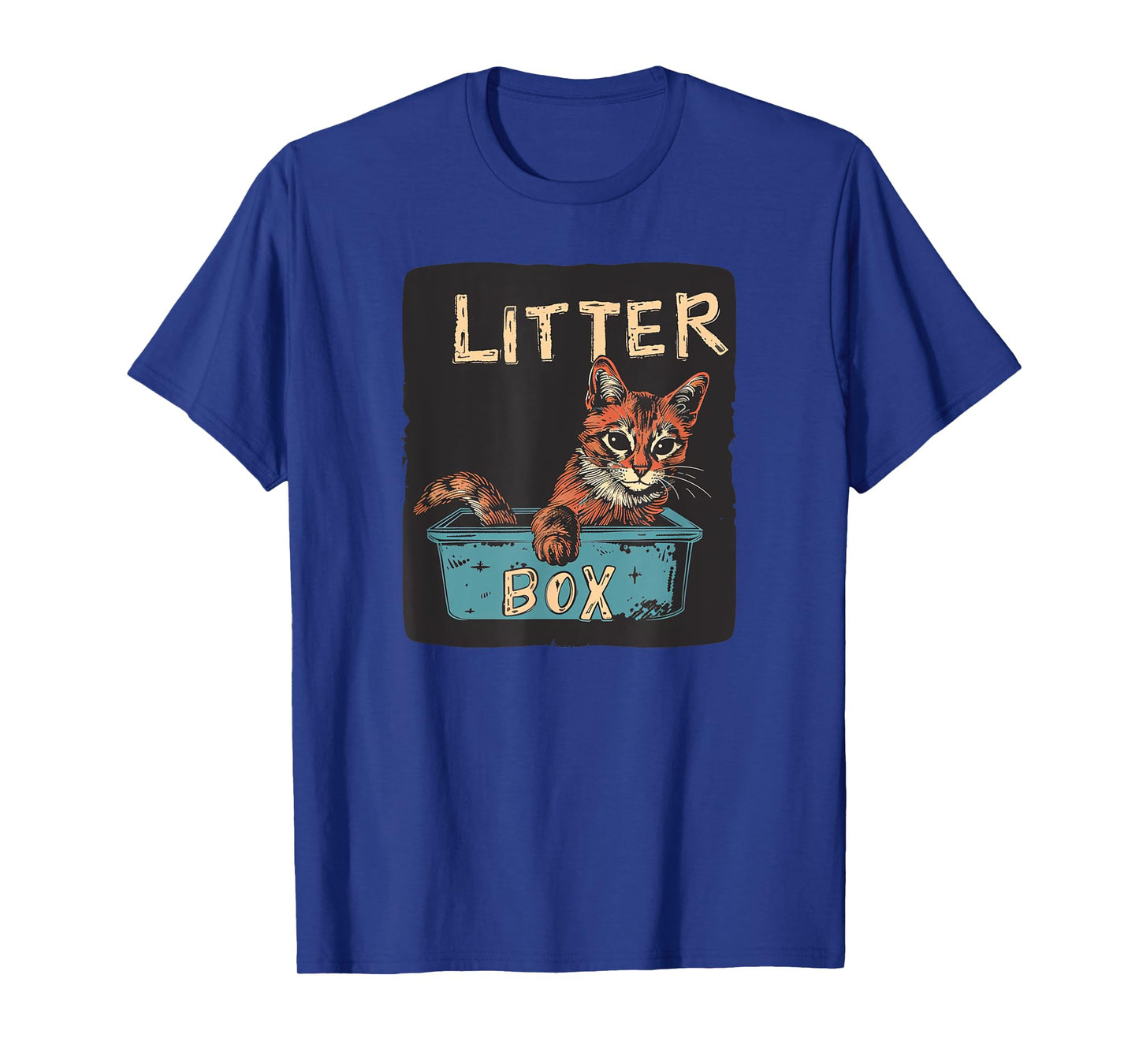 Fun Cat and Litter Box Costume T-Shirt for Men Women Kids