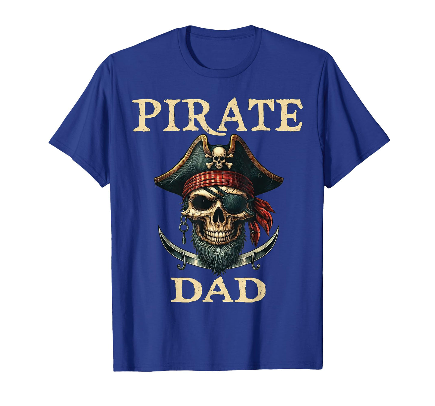 Pirate Dad Funny Halloween Costume Pirate Family Matching T-Shirt
