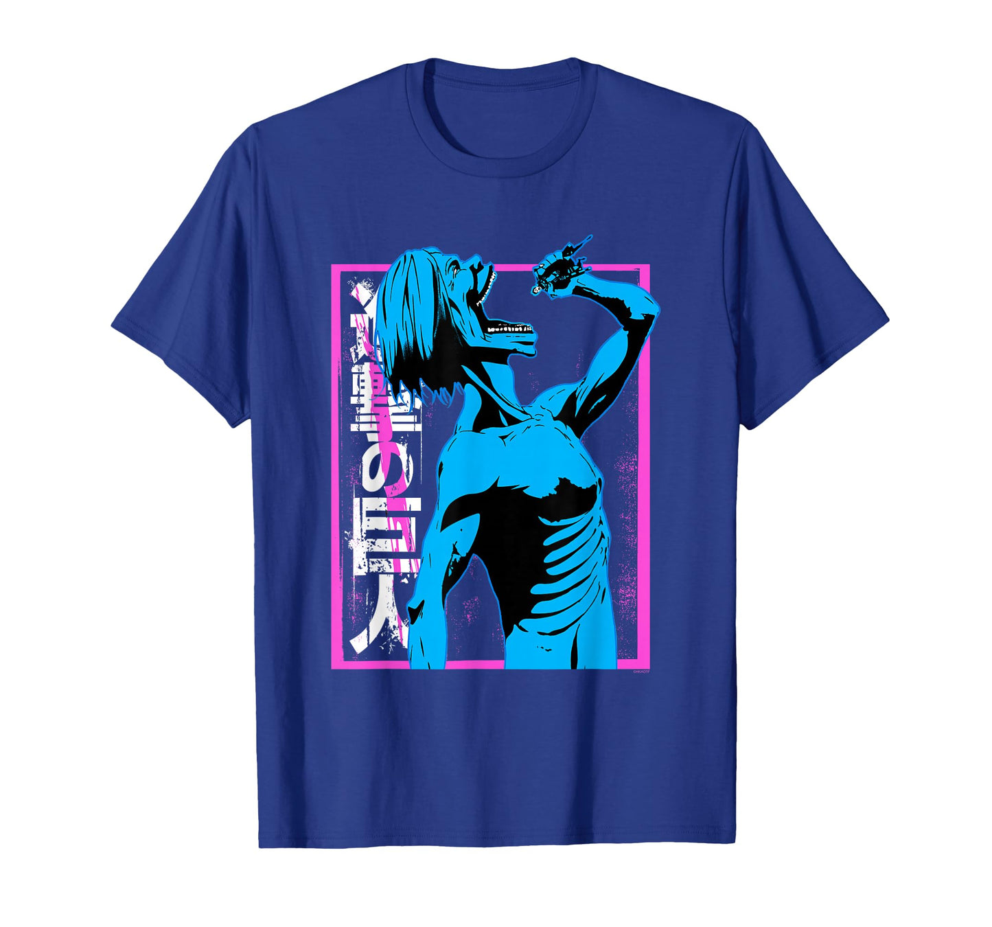 Attack on Titan Colorful Titan Eating Anime T-Shirt