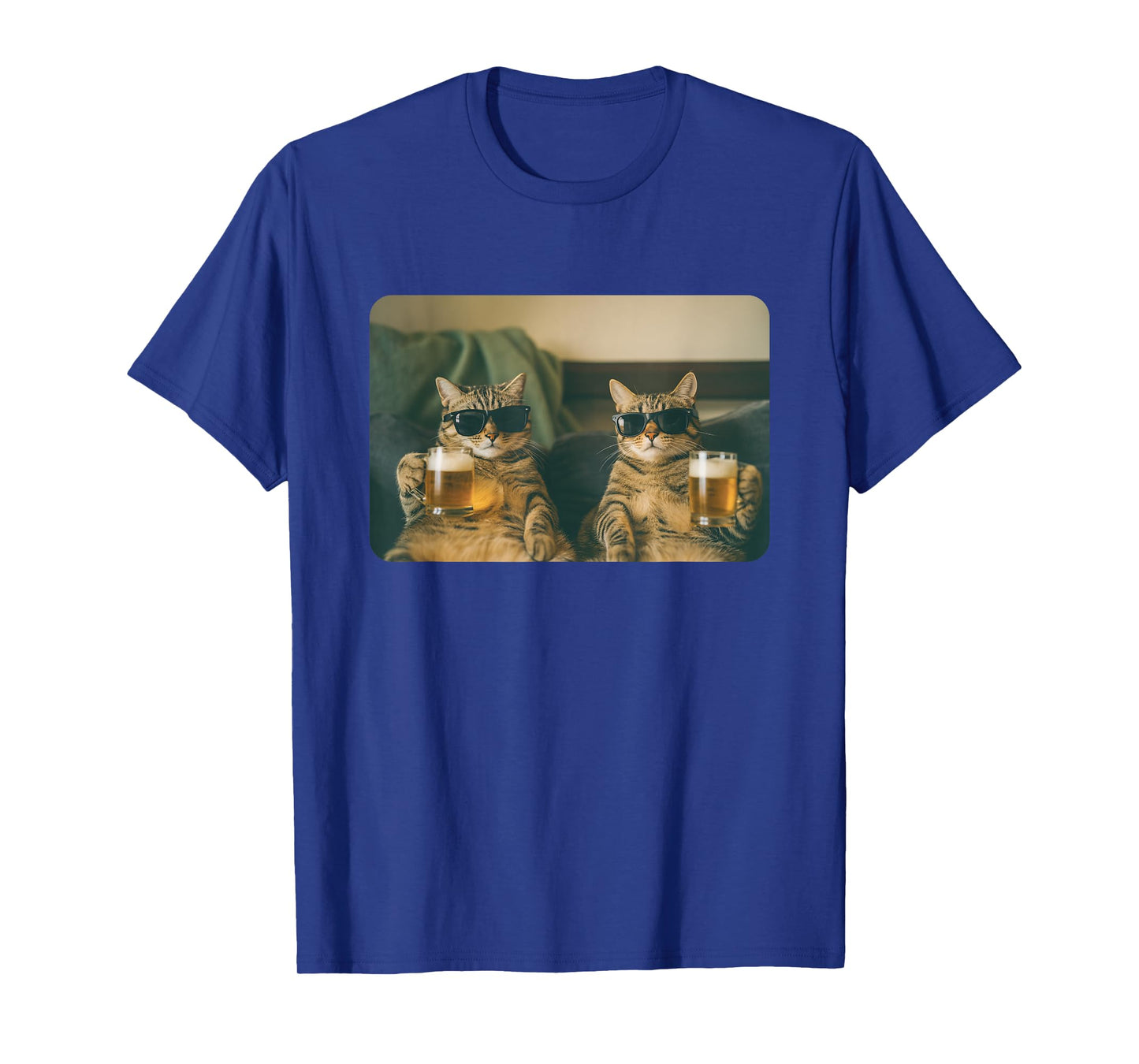 Hilarious Cats Drinking Beer Meme Funny Cats Beer Meme T-Shirt