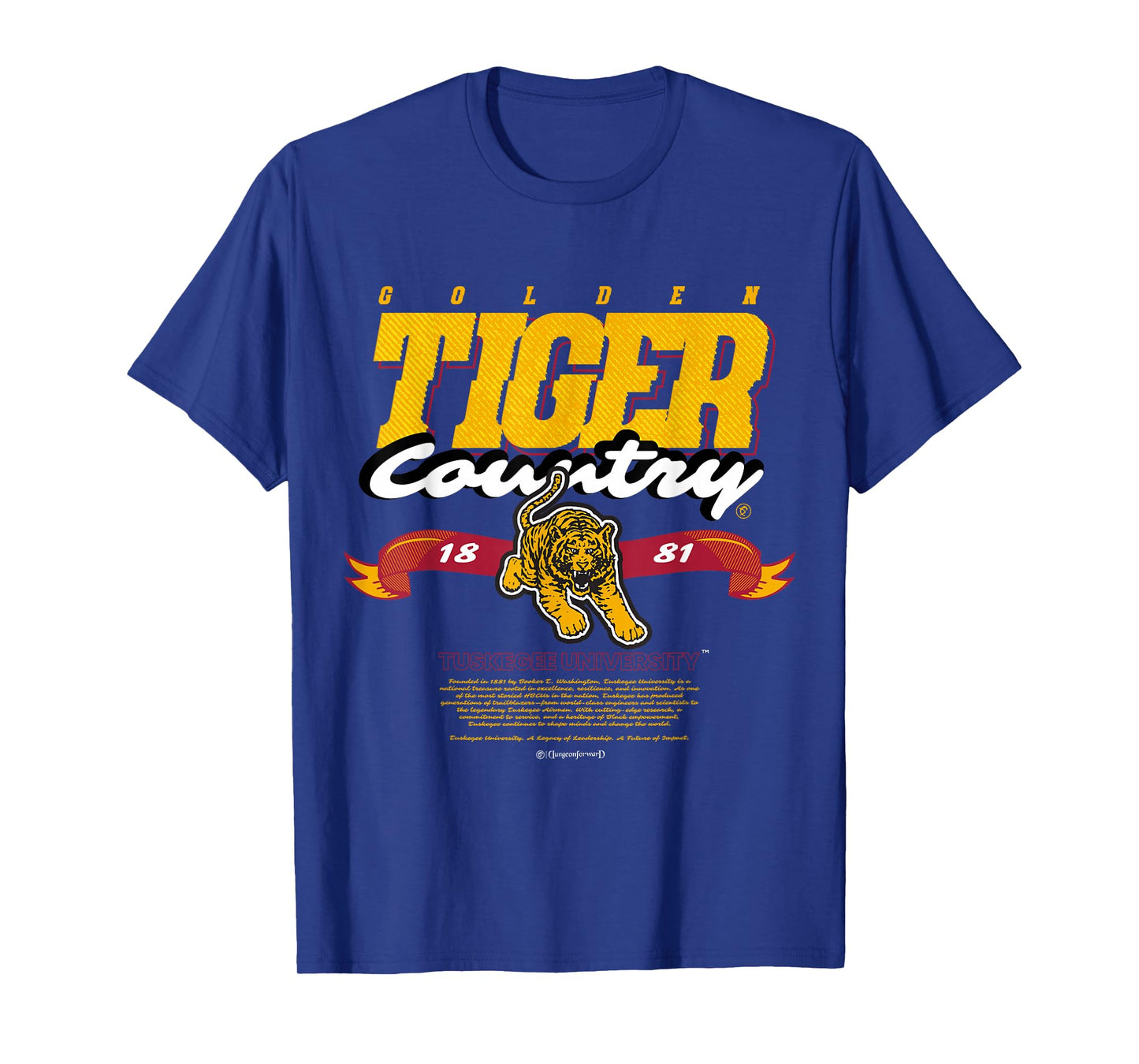 Tuskegee University - Golden Tiger Country - HBCU T-Shirt