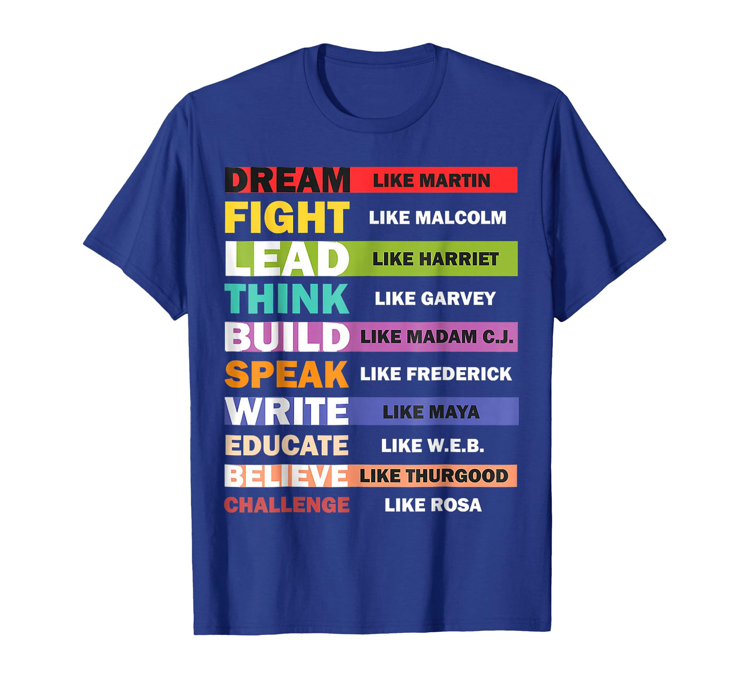 Black Lives Matters Black Leaders Black History Month T-Shirt