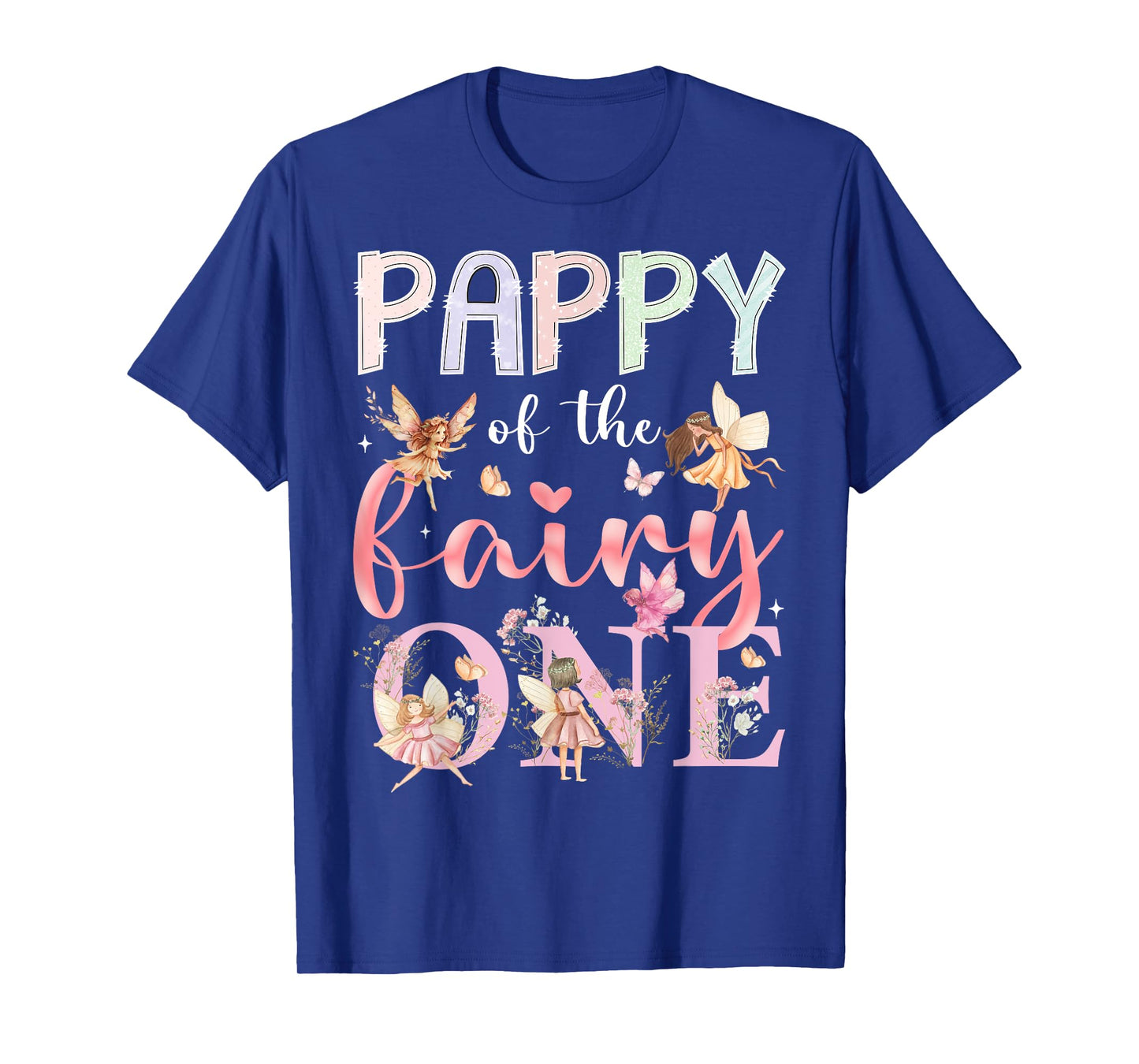 Pappy Of The Fairy One 1St Birthday Girl Fairytale T-Shirt