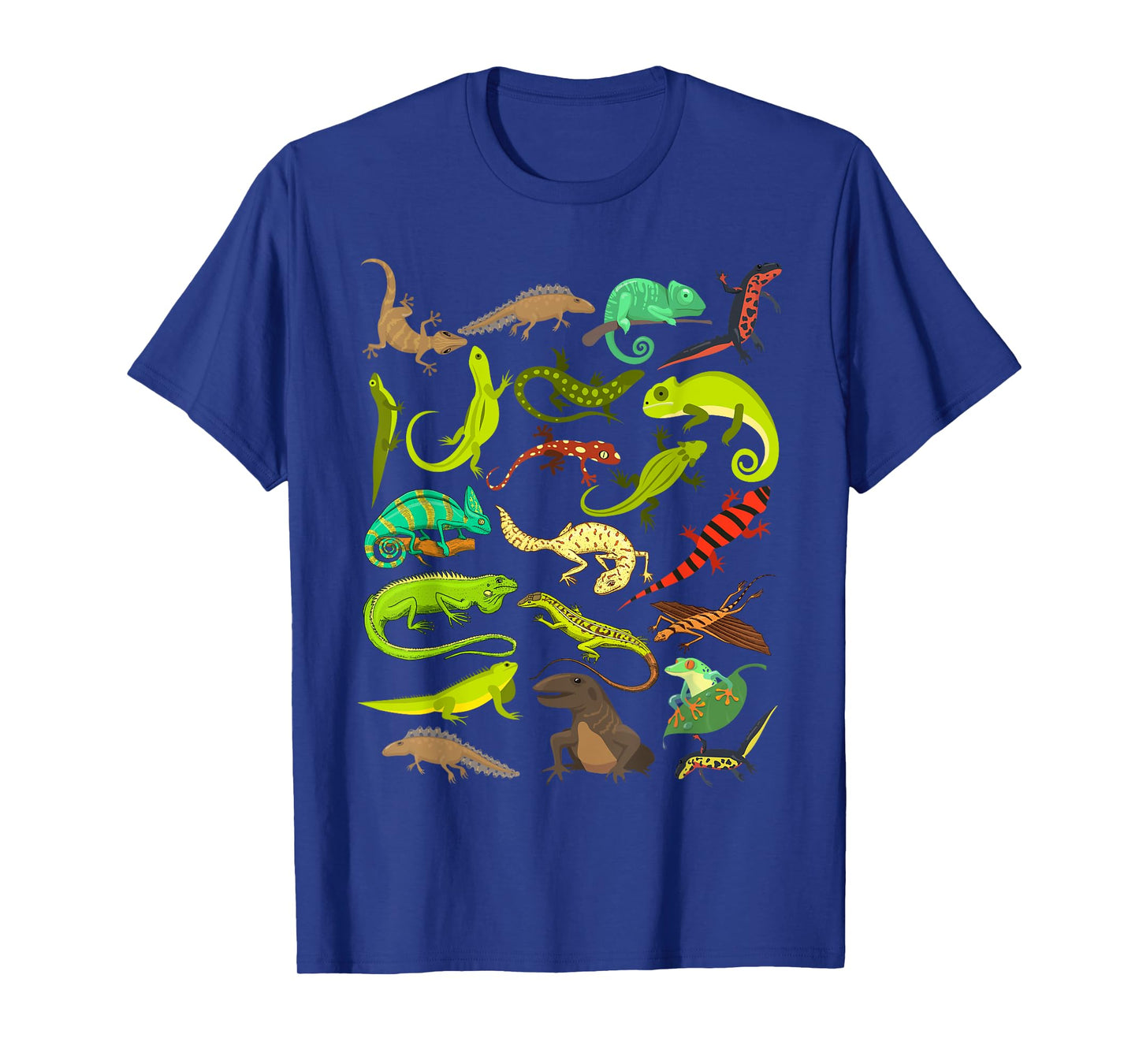 Different Types of Lizards Boys Kids Girl Educational Lizard T-Shirt