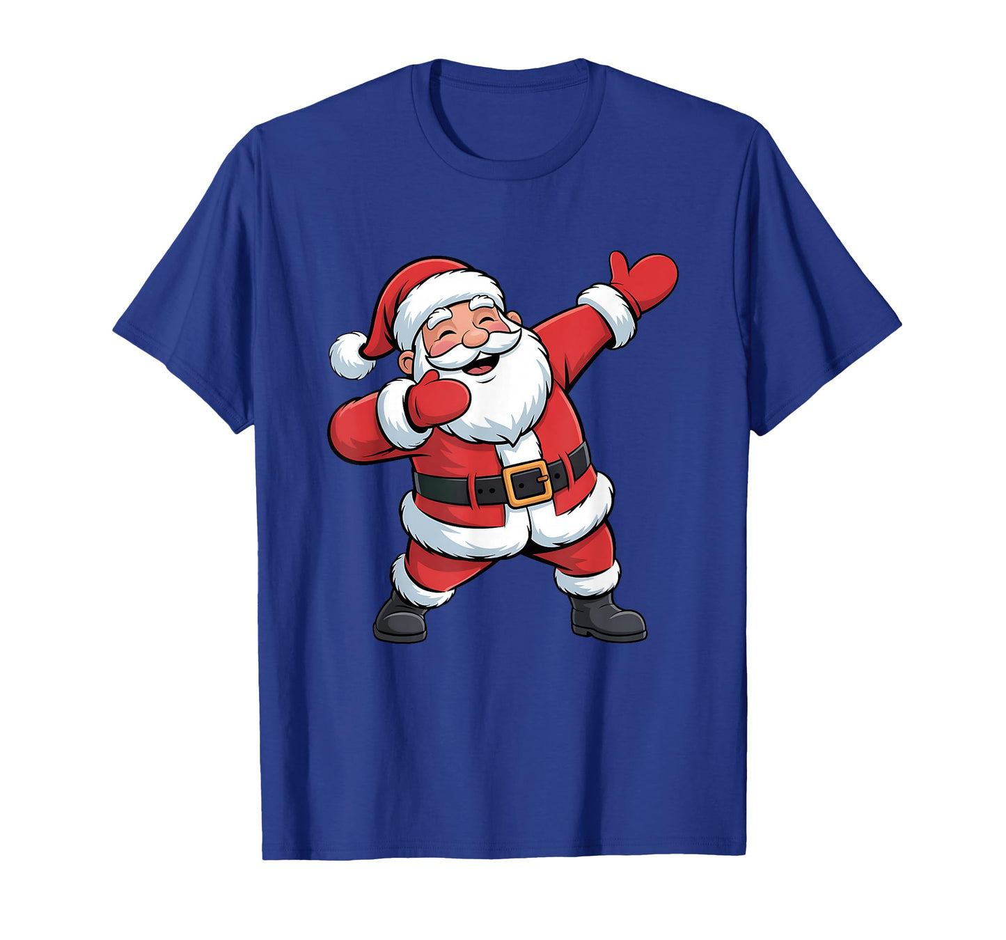 Christmas Tree Lights Funny Xmas Squad Dabbing Santa Claus T-Shirt