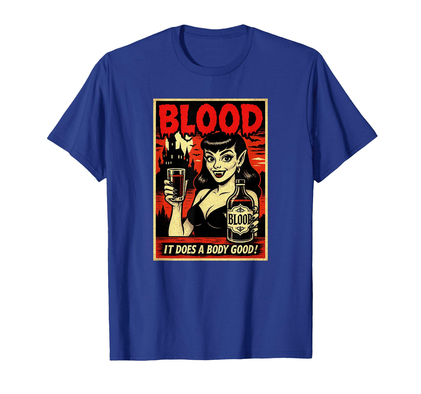 Vampire Advertisement For Bottled Blood T-Shirt