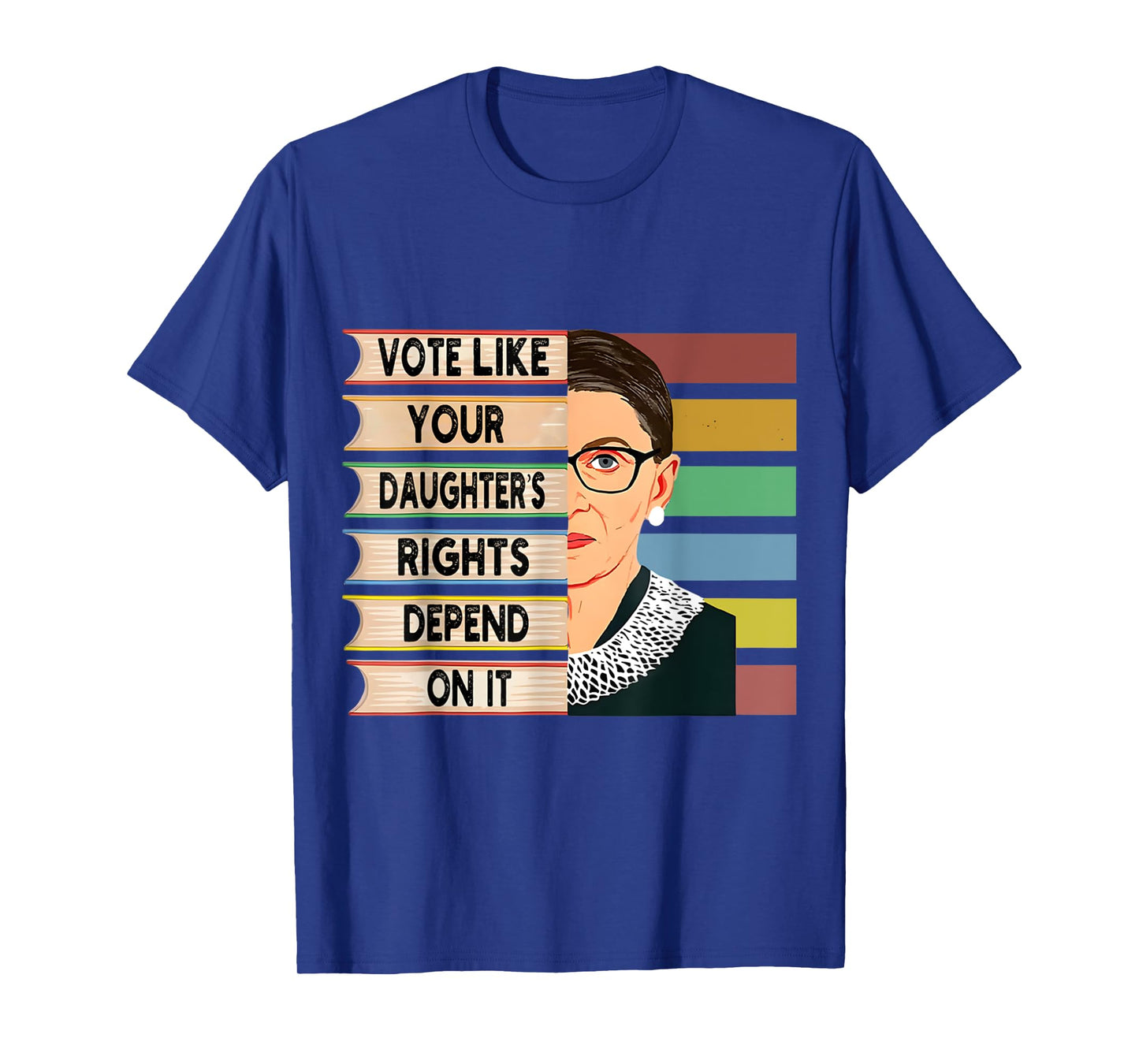 Feminist Ruth Bader Ginsburg RBG Quote Girl With Book Women T-Shirt