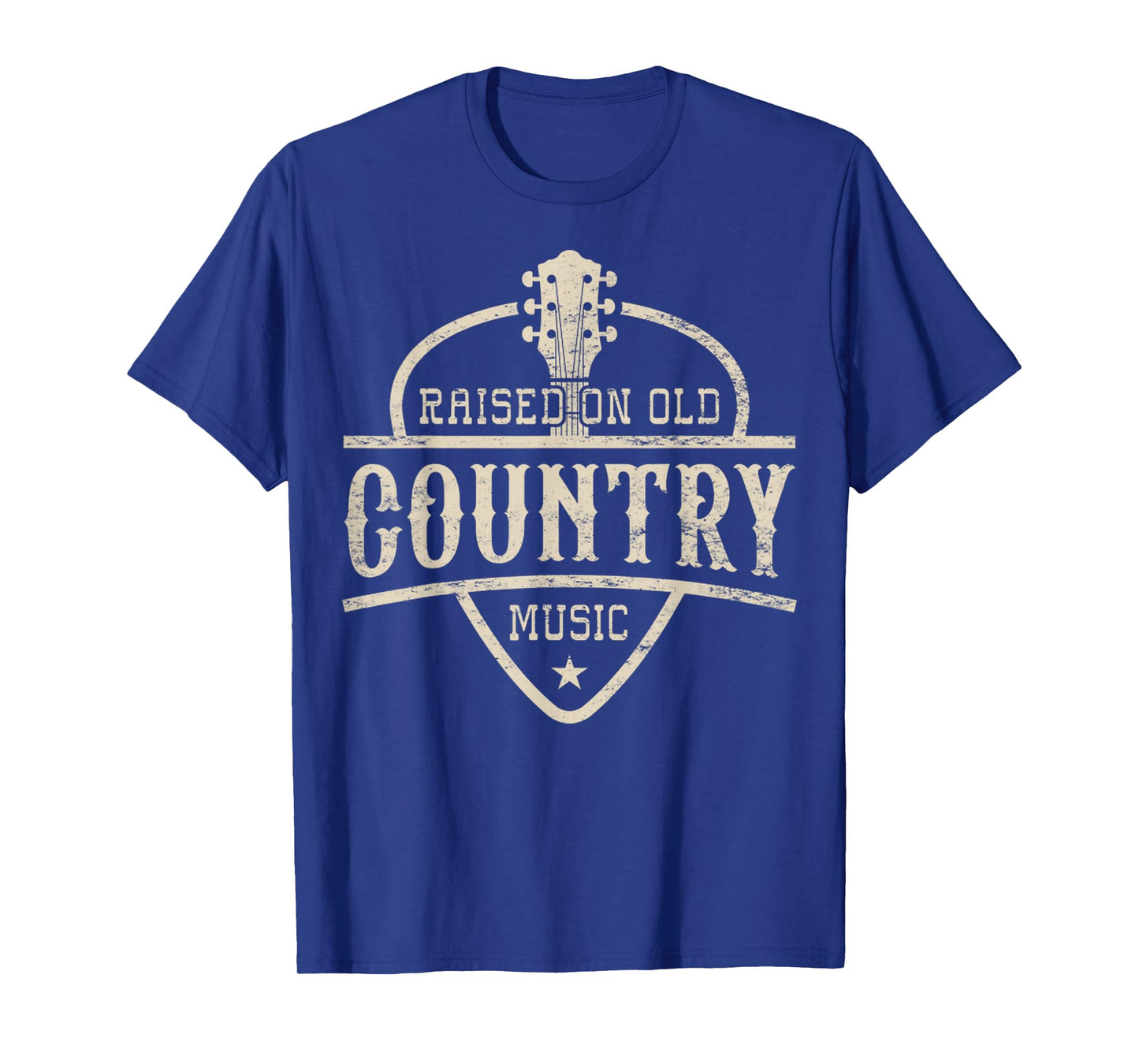 Raised On Old Country Music 80s 90s Vintage Southern Music T-Shirt