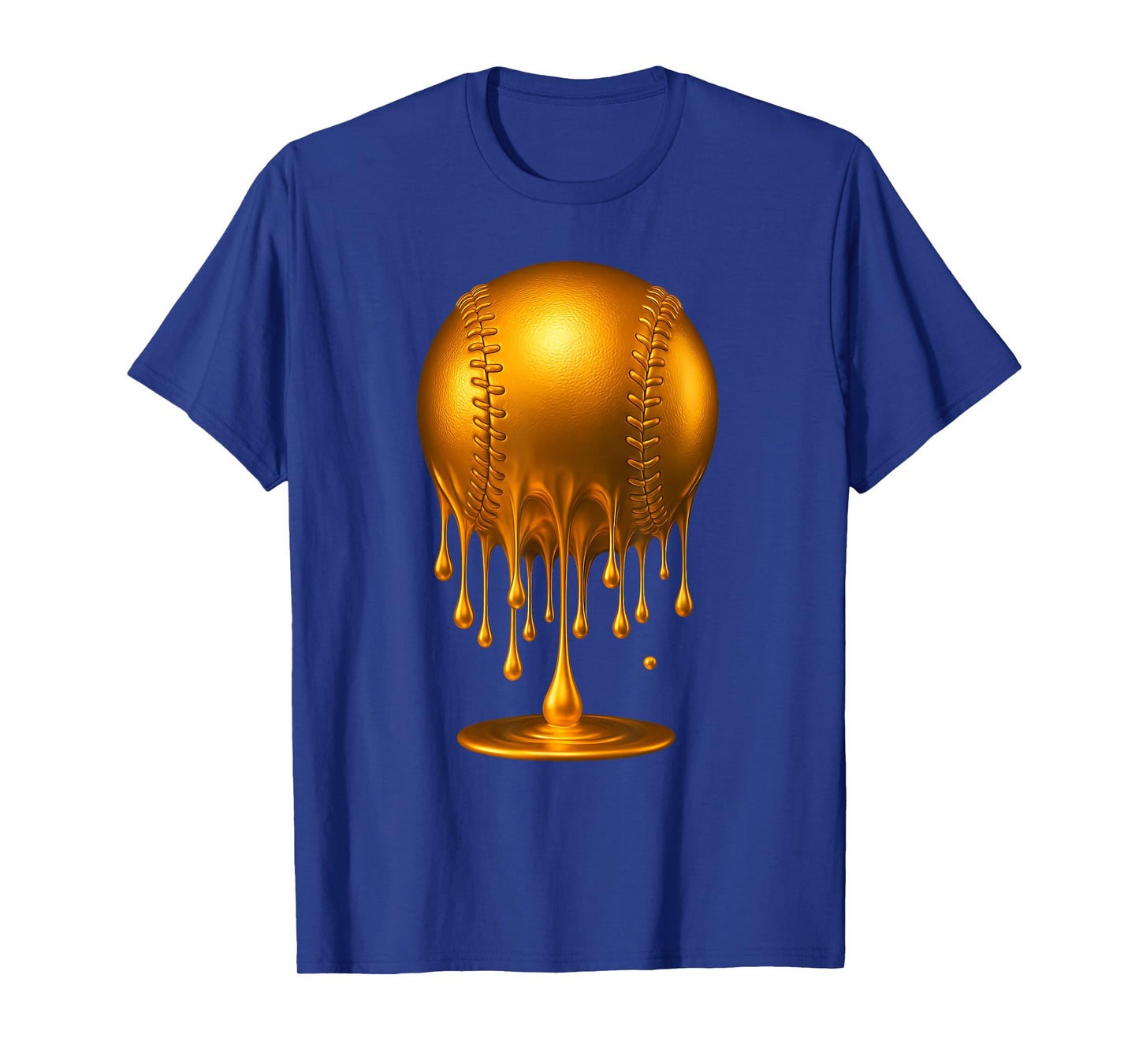 Dripping Gold Baseball Respect The Drip Baseball Ball Bat T-Shirt