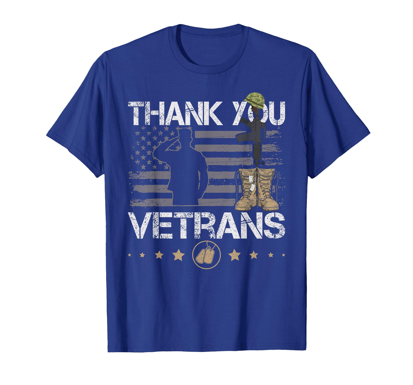 Thank you Veterans Proud Veteran Usa Flag Veterans Day T-Shirt