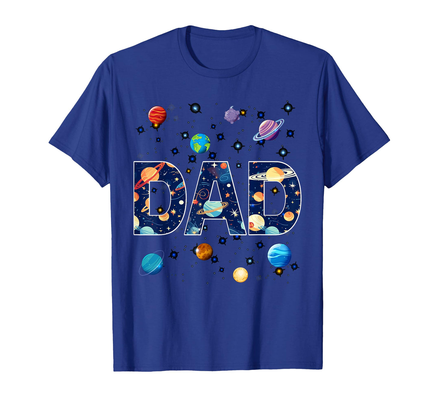 Dad Outer Space Galaxy Birthday T-Shirt