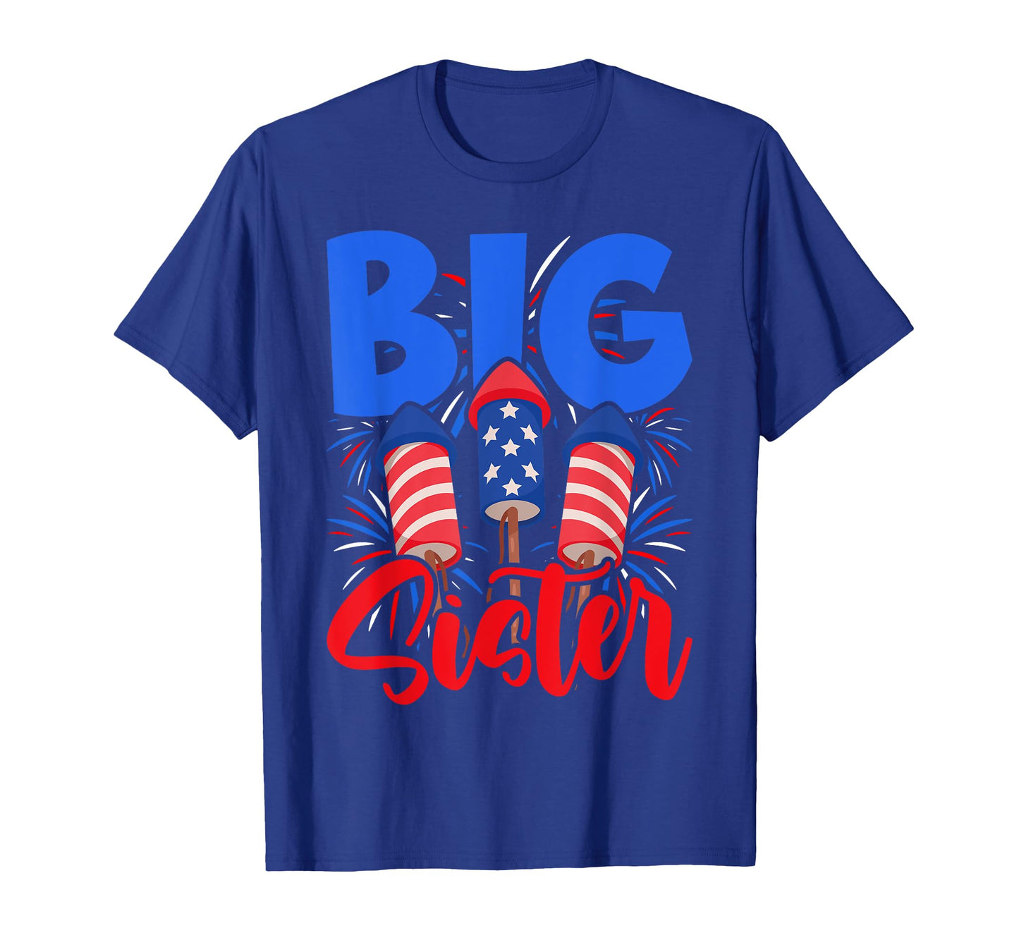 This Little Is Going to Be Big Sister, 4th July Big Sister T-Shirt