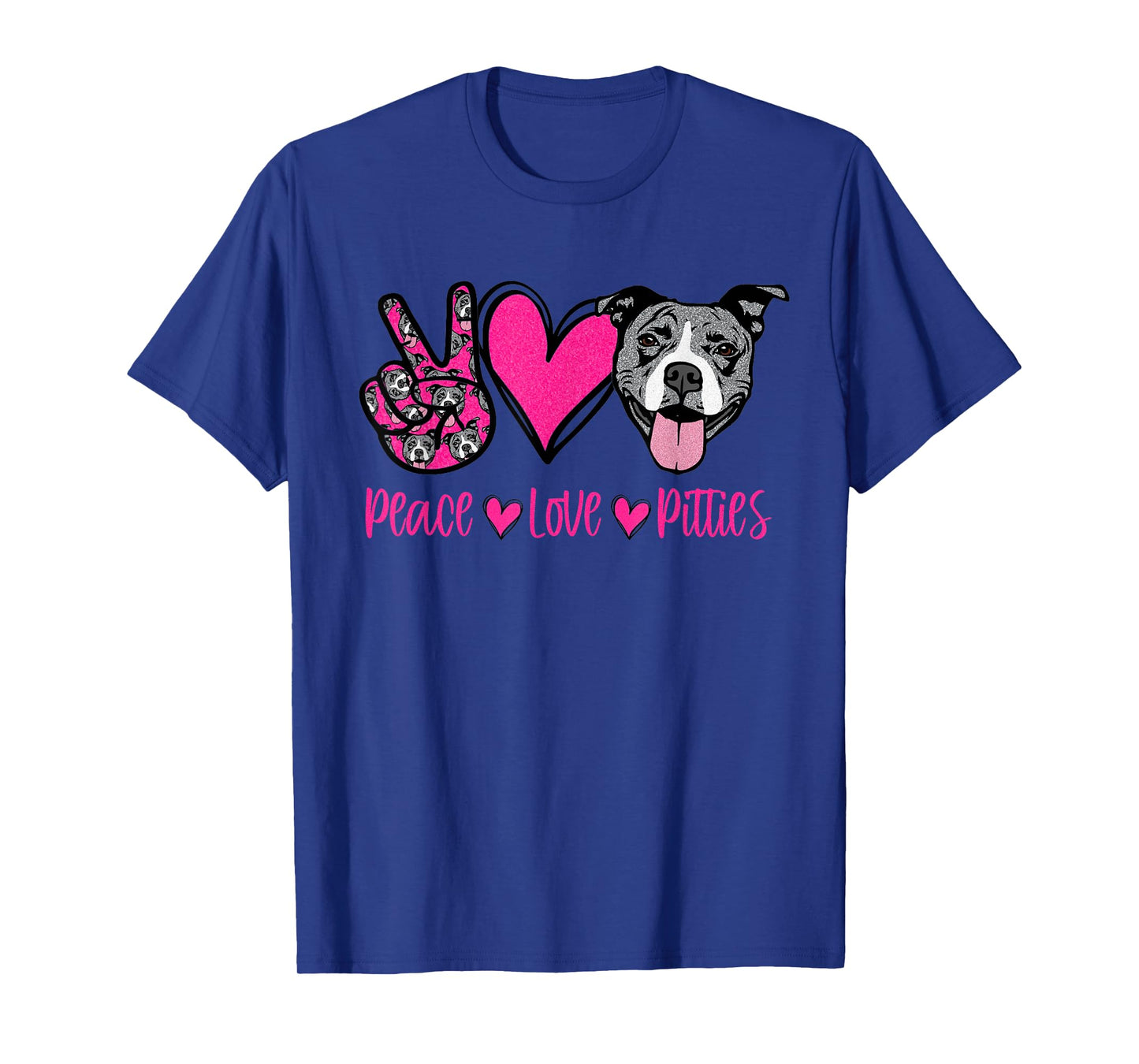 Pit Bull Lives Matter Pittie Puppy Dog Mom Ladies Pitbull T-Shirt Small