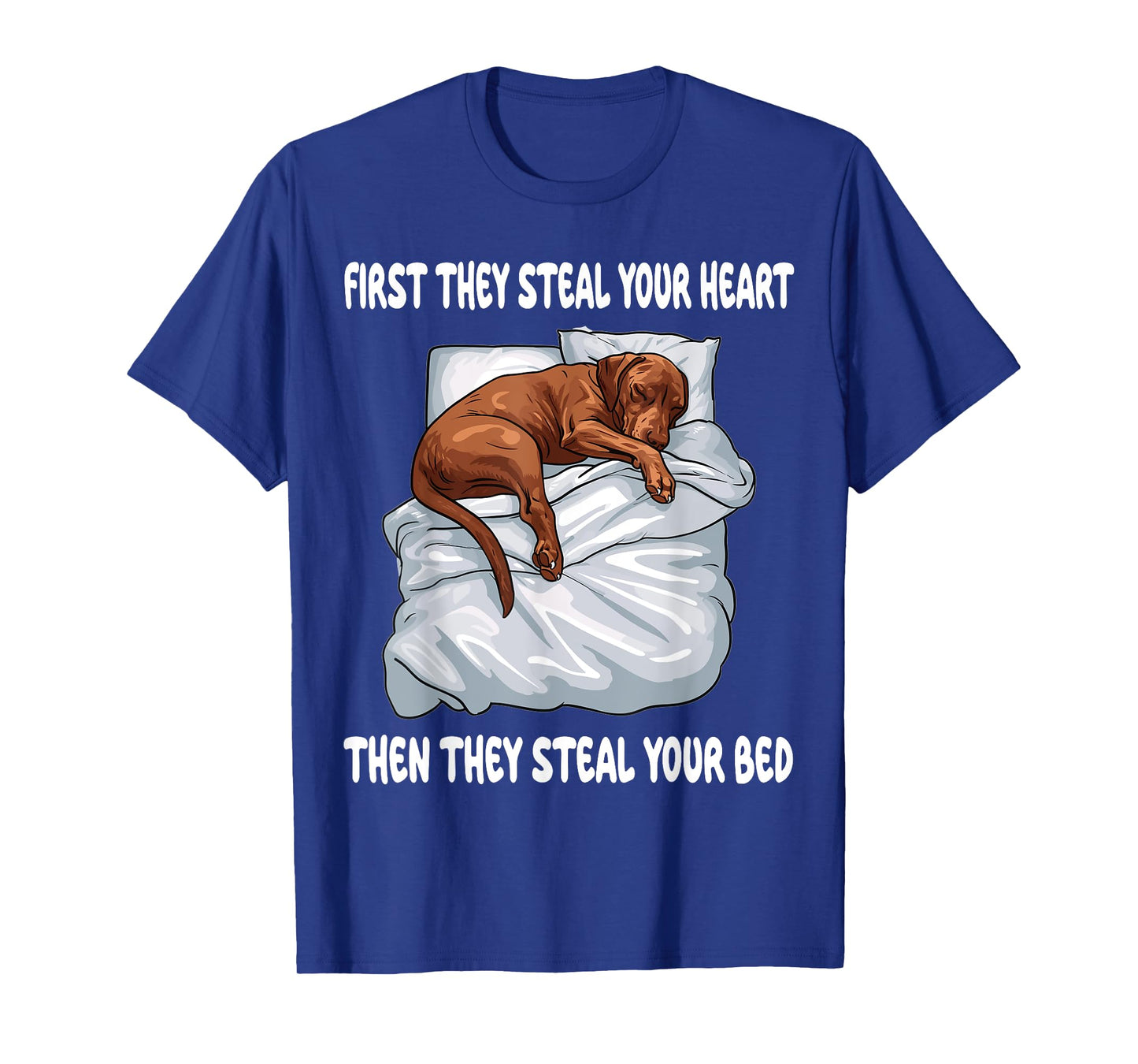 Vizsla Sleeping Pajamas Nightgown T-Shirt