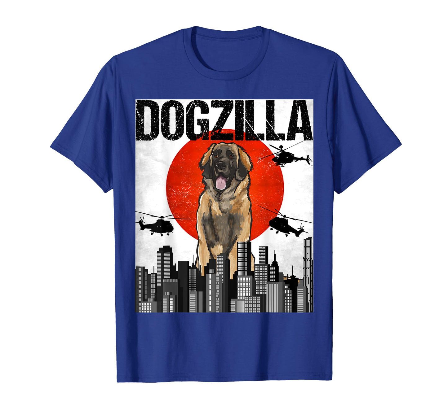 Funny Vintage Japanese Dogzilla Leonberger T-Shirt
