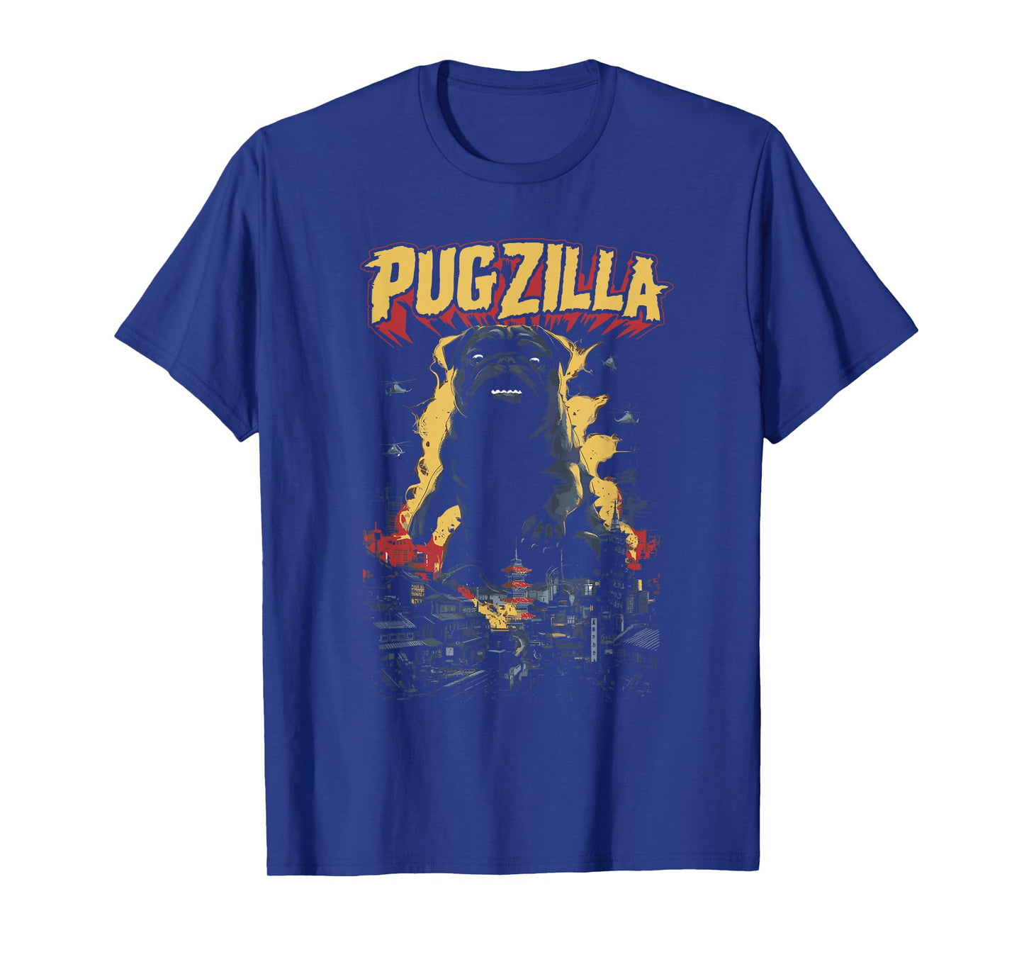 Pugzilla Funny Pug Lover Pug Owner T-Shirt