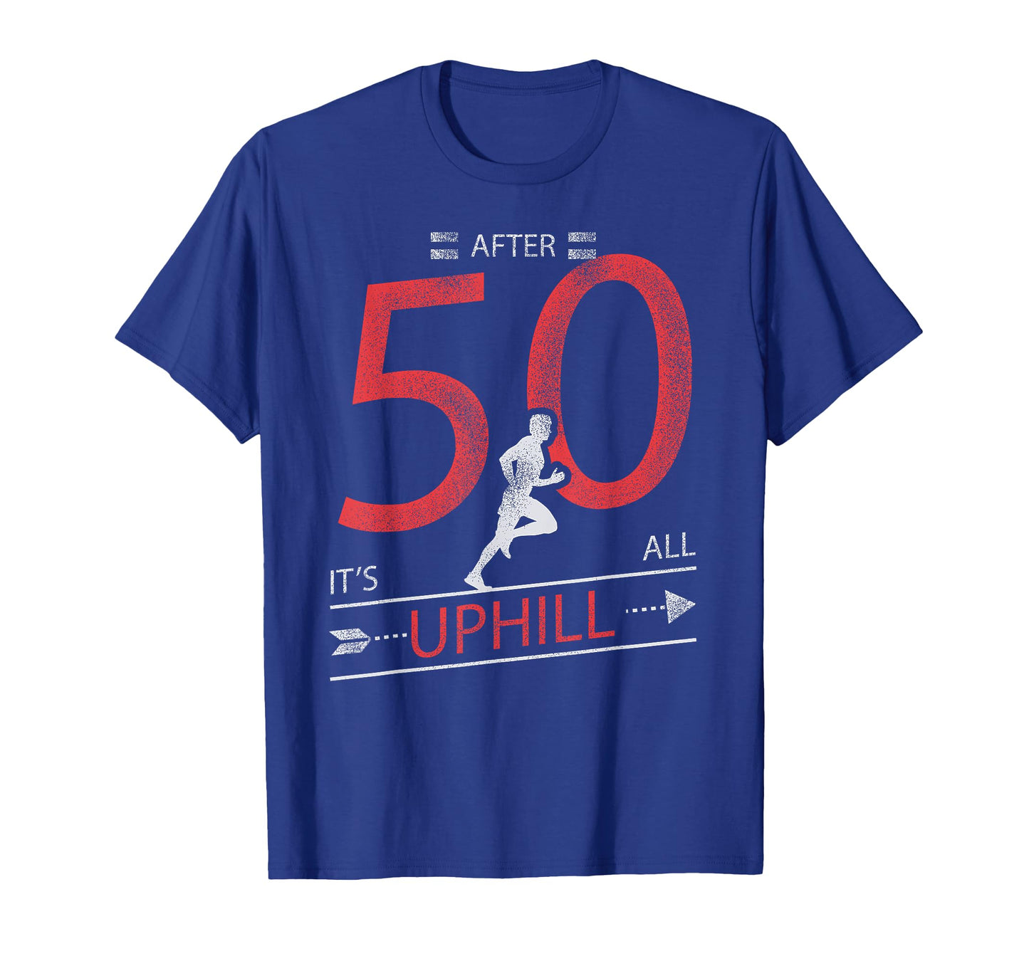 Funny Running T shirt 50 years old 50th Birthday Gift Tee
