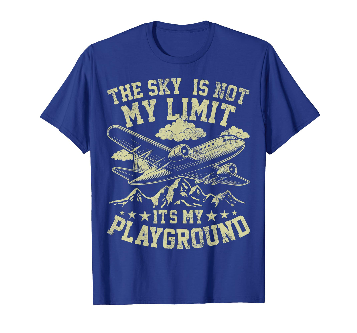 This Sky is Not My Limit Funny Pilot Aviation Men Women Kids T-Shirt