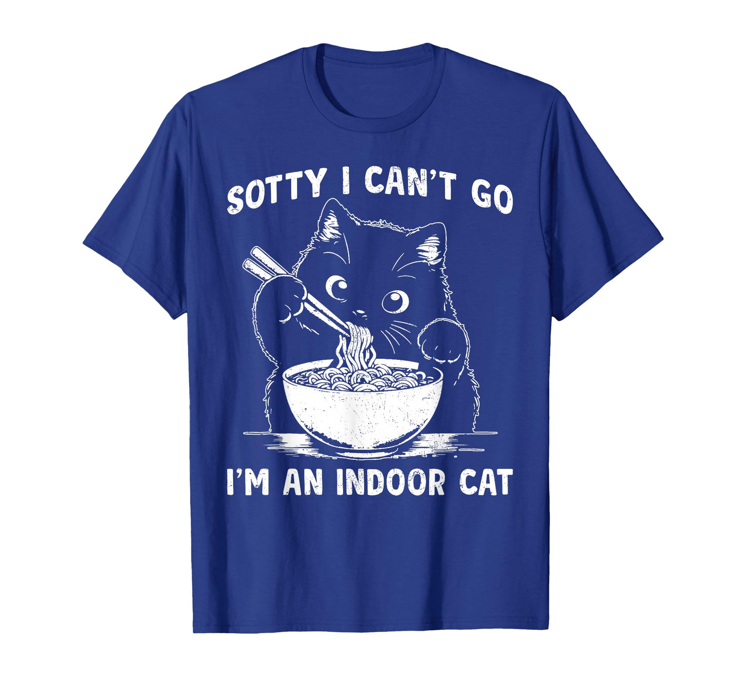 Sorry I Can't Go I'm an Indoor Cat Cute Pet Lover Humor T-Shirt