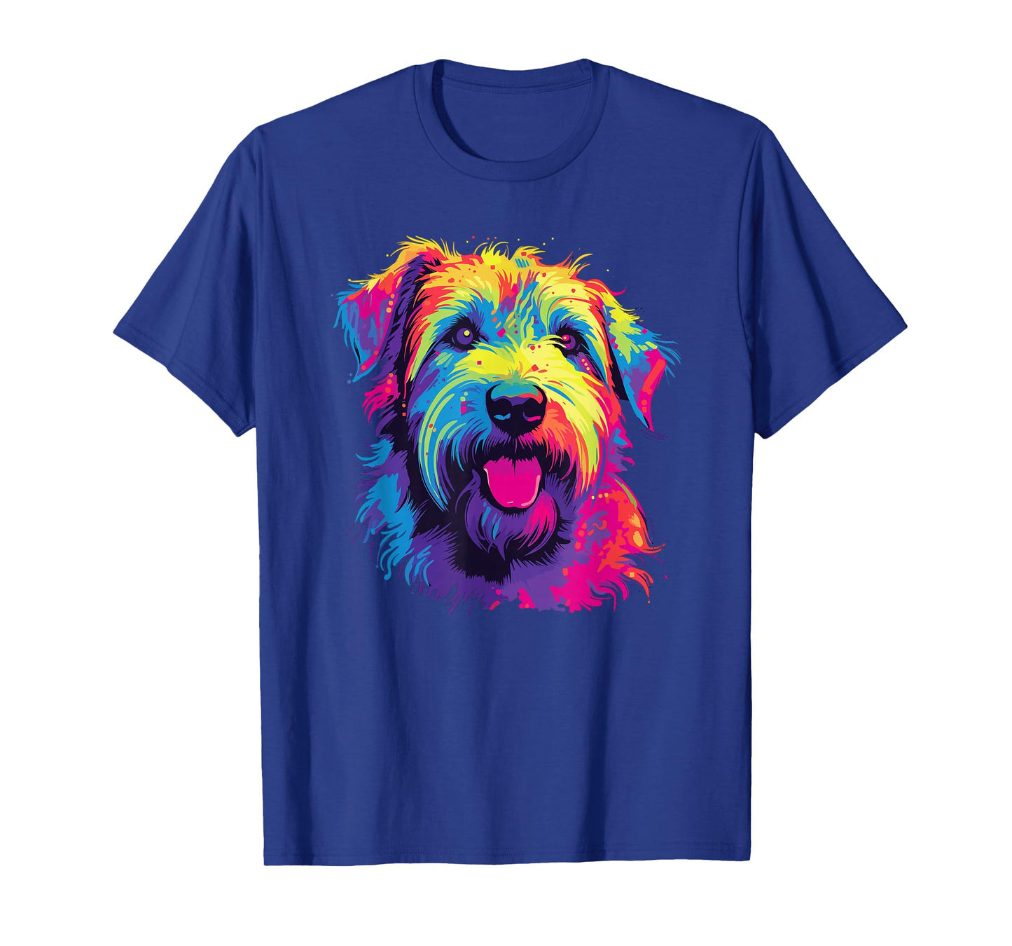 Watercolor Colorful Glen Of Imaal Terrier Dog T-Shirt