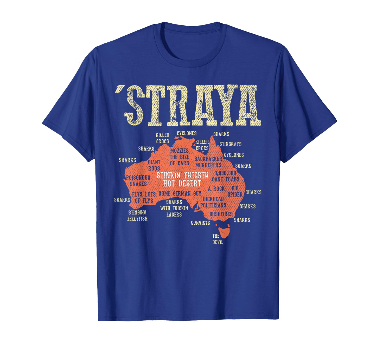 Australia Shirt - Aussie Day Straya Map G'day Mate Outback T-Shirt