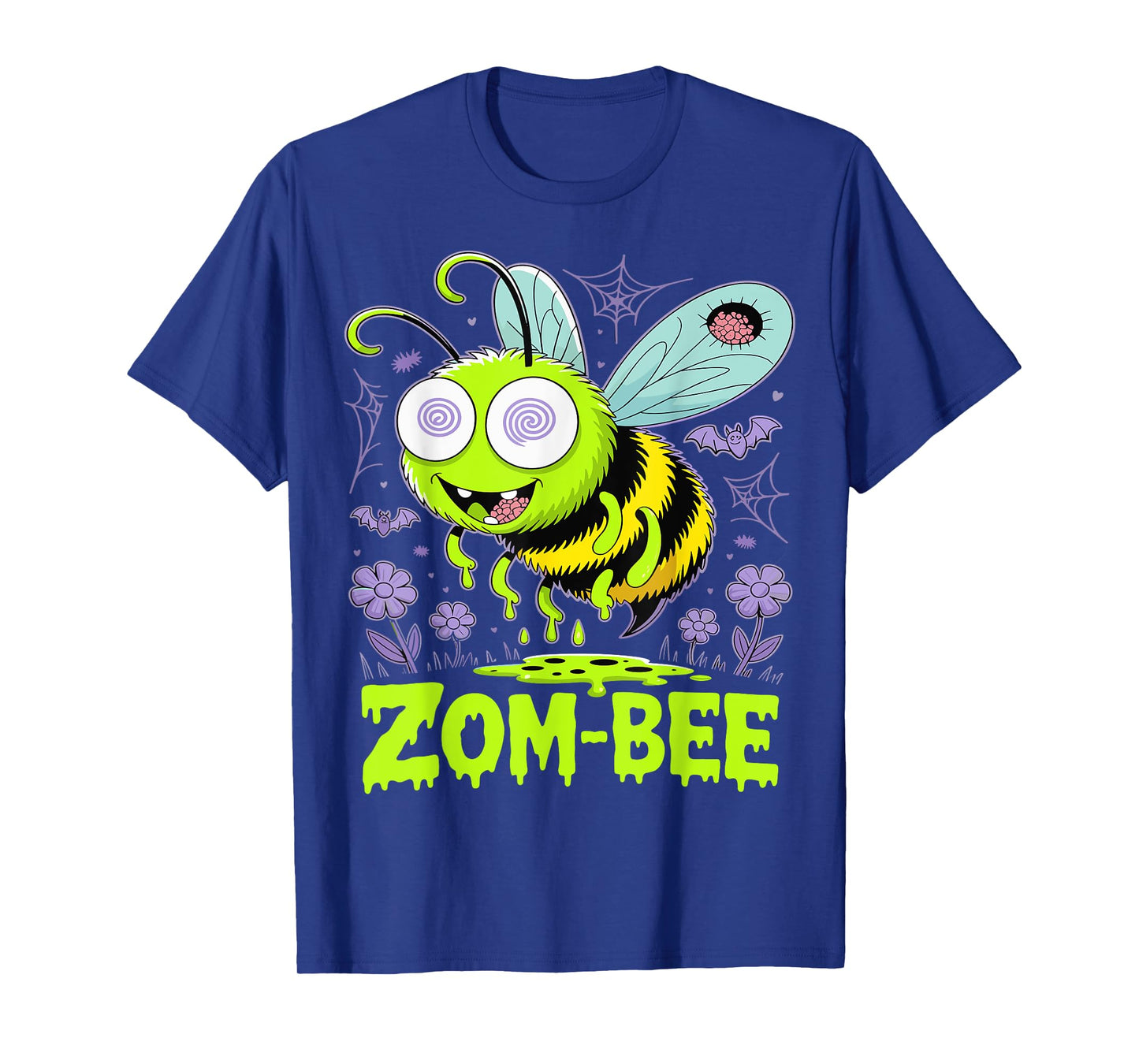 Zom-Bee Cute Zombie Bee Funny Halloween Tee T-Shirt