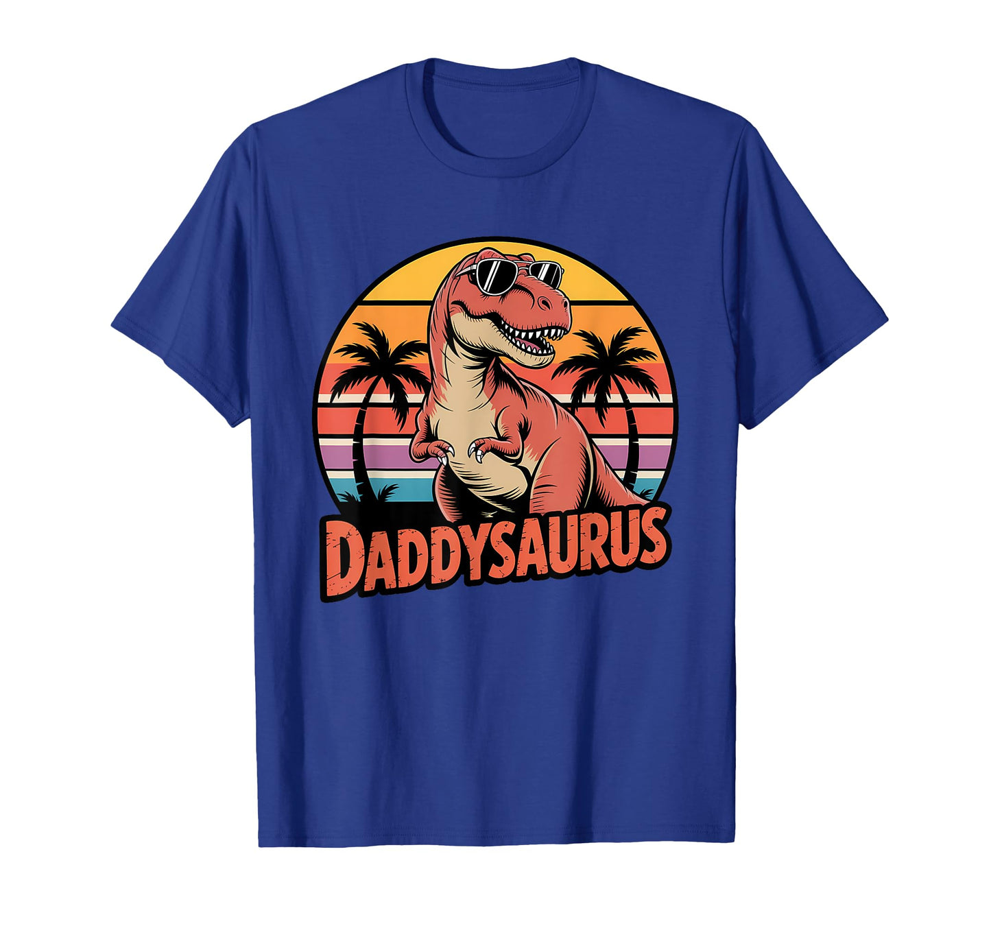 Father's Day T Rex Dinosaur Men Daddy Saurus T-Shirt