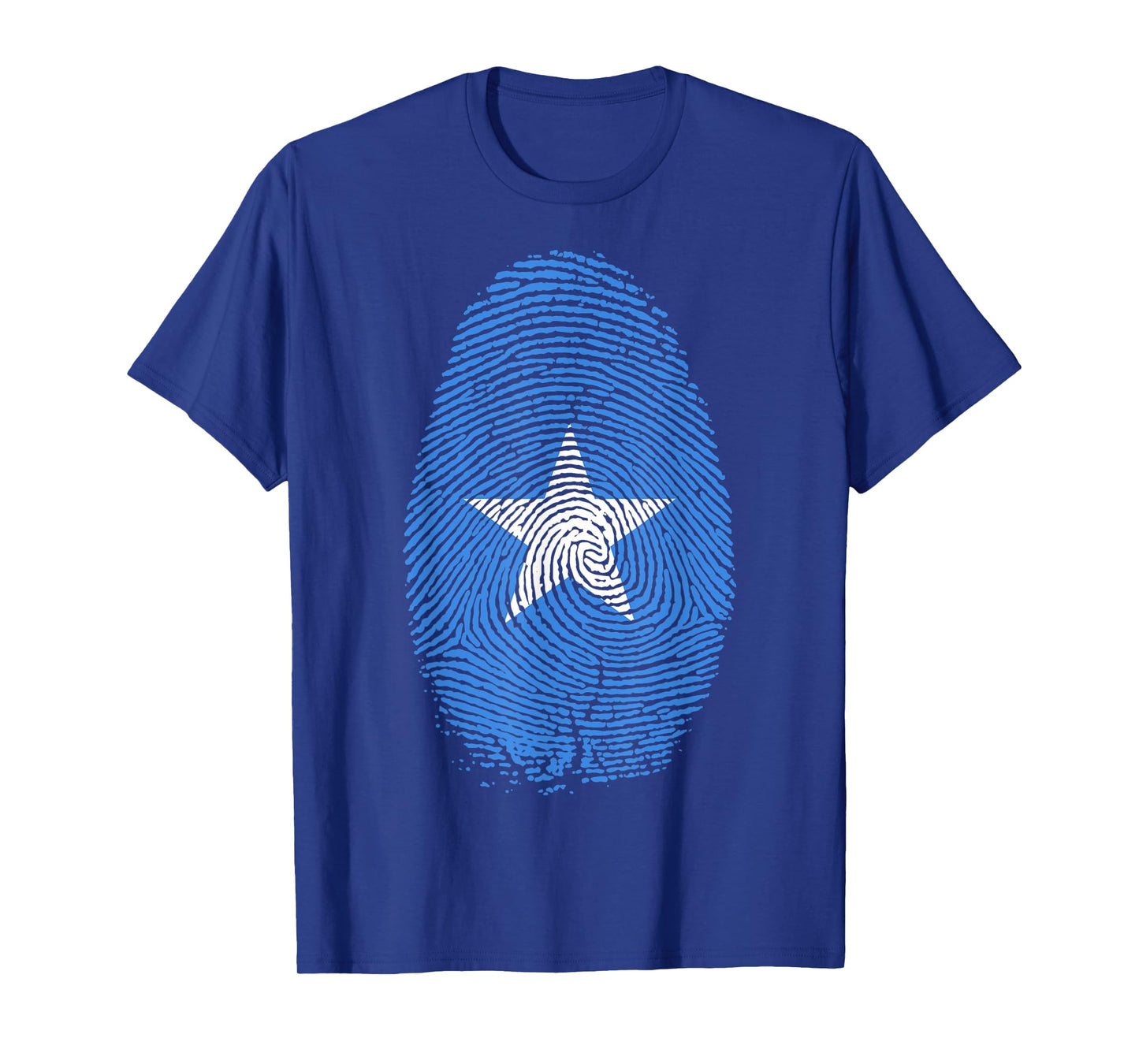 Somalia Flag Fingerprint It is in my DNA Gift for Somalians T-Shirt