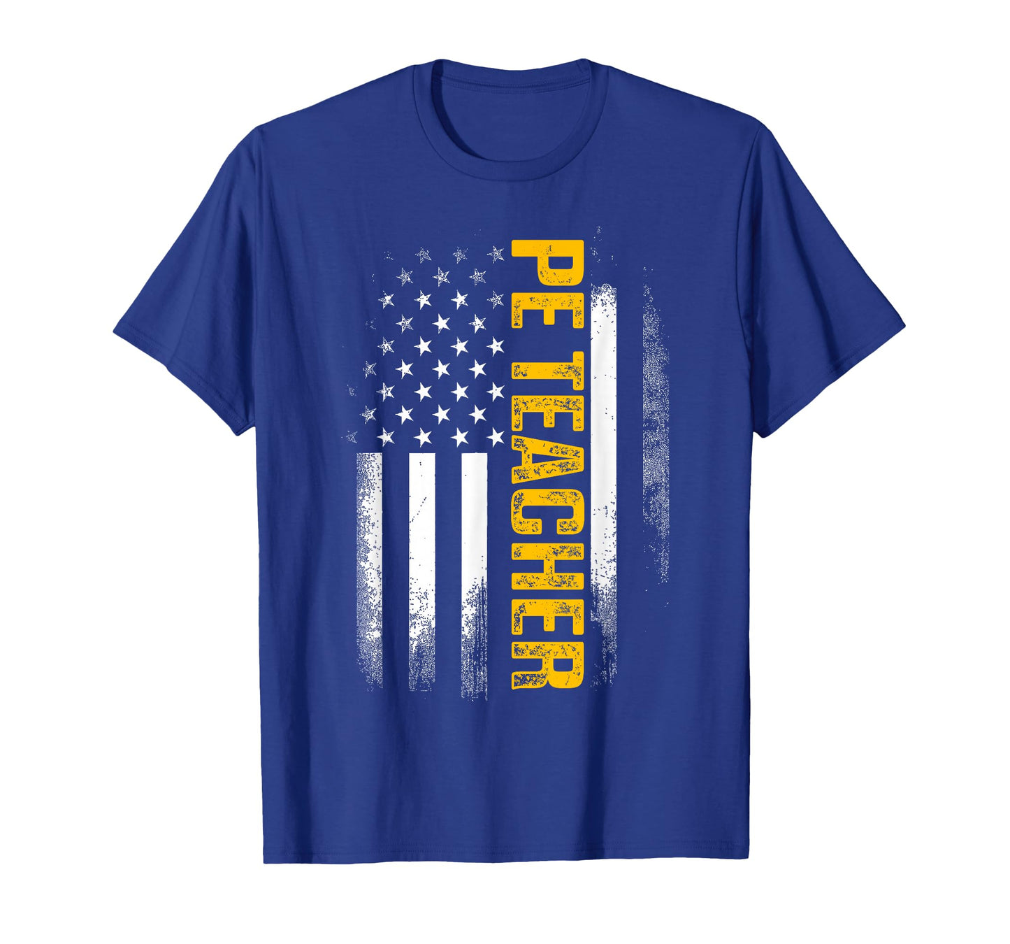 PE Physical Education Teacher Flag Gifts Men Women T-Shirt