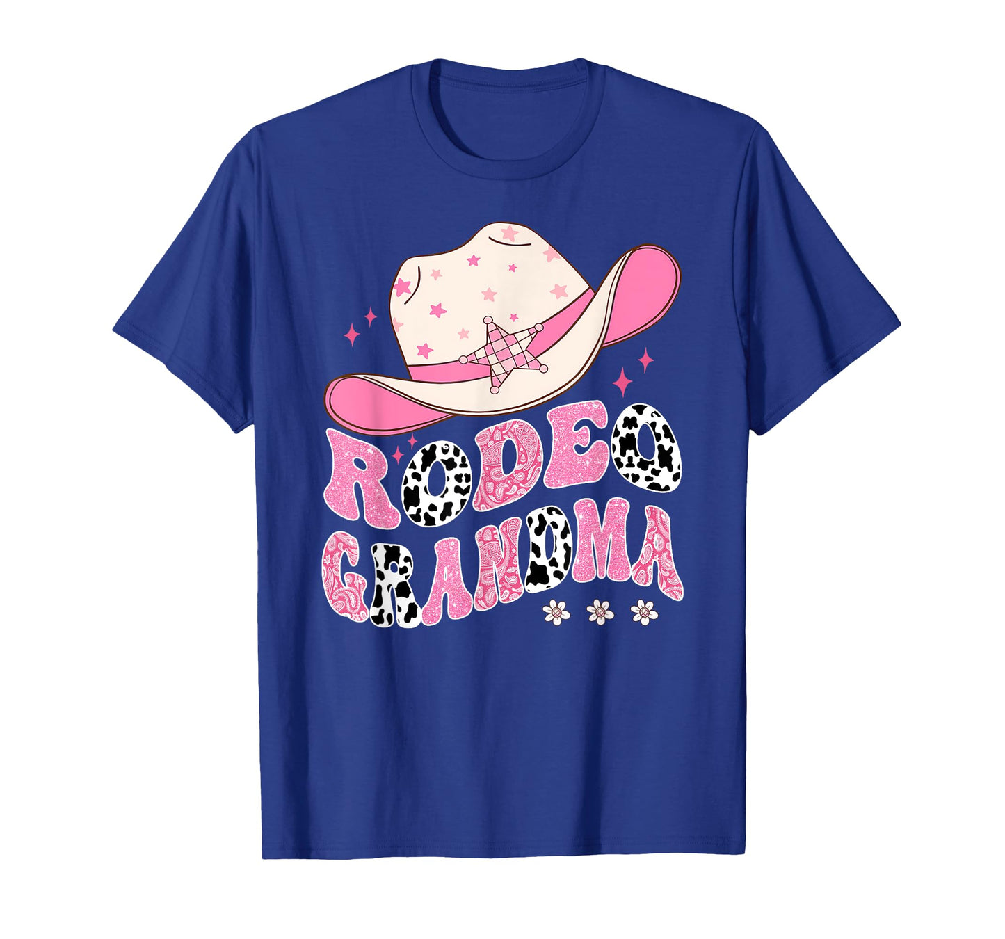 Rodeo Grandma Pink CowGirl 1St Birthday Family Matching T-Shirt