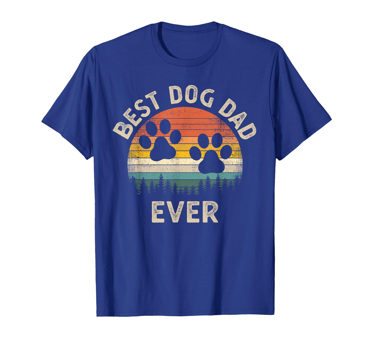 Best Dog Dad Ever Vintage Father's Day Dog Lover T-Shirt