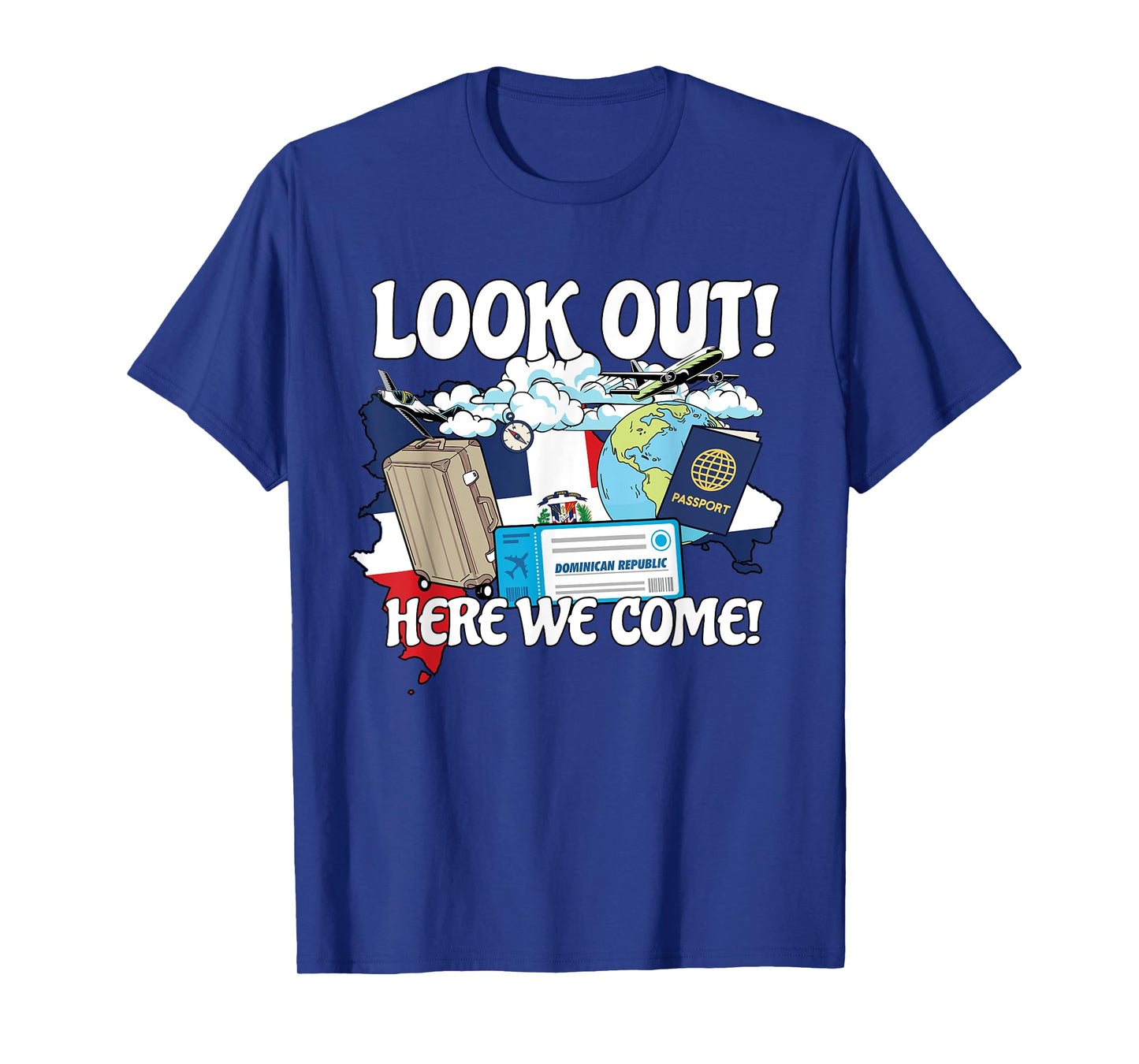 Look Out Dominican Here We Come Matching Family Vacation T-Shirt