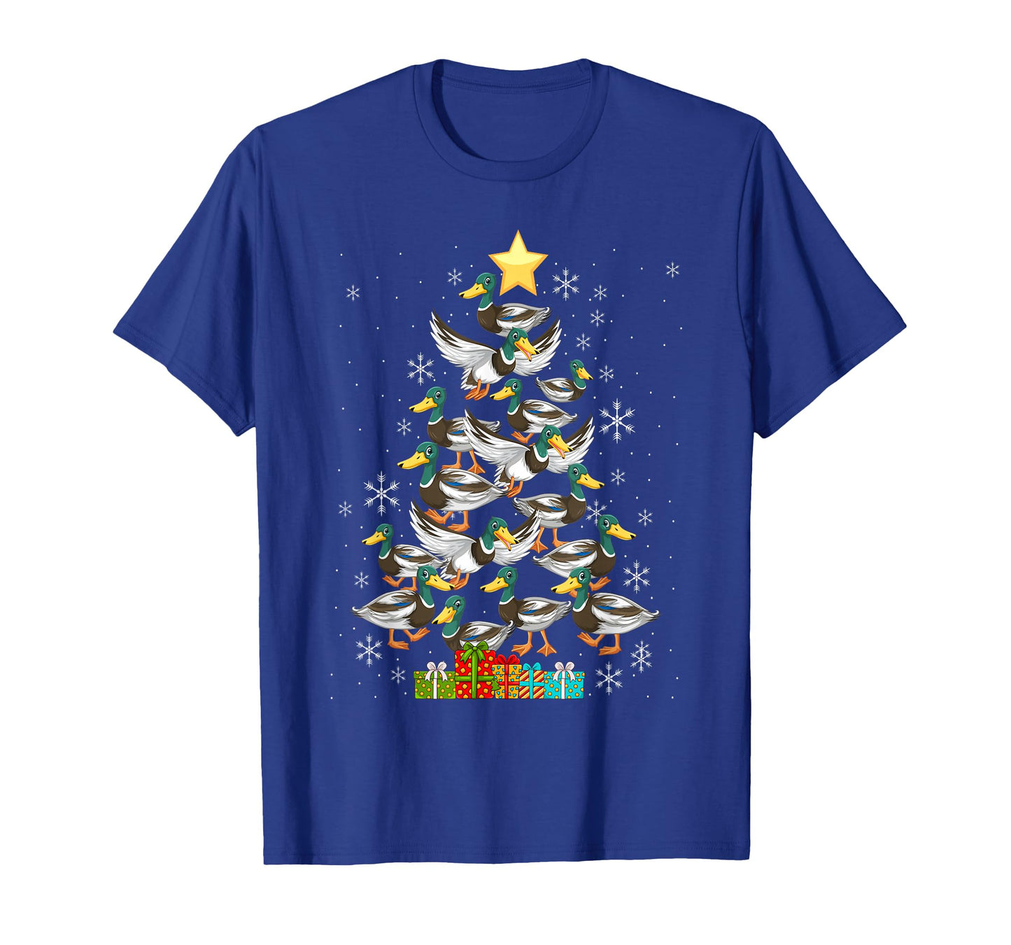 Mallard Duck Christmas Tree Costume Duck Lover T-Shirt