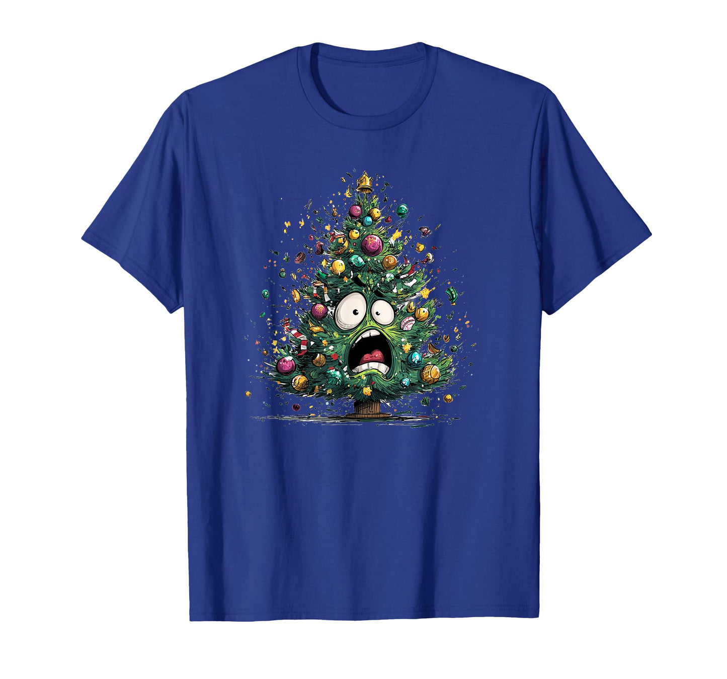 Funny Stressed Out Christmas Tree Costume T-Shirt