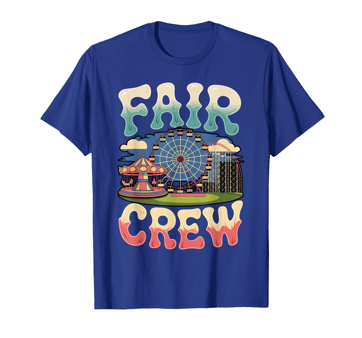 Fair Crew Carousel Rides Country Fair Carnival Fair T-Shirt