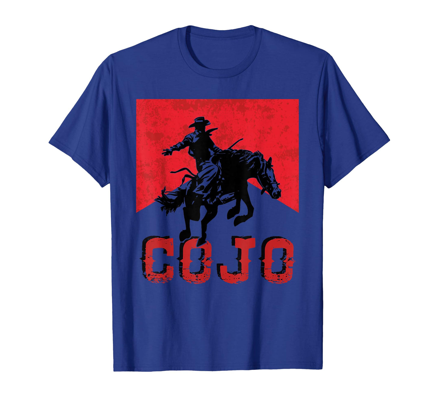 Retro Cojo Johnson Bull Skull Music Country 70s Cowboy Boots T-Shirt