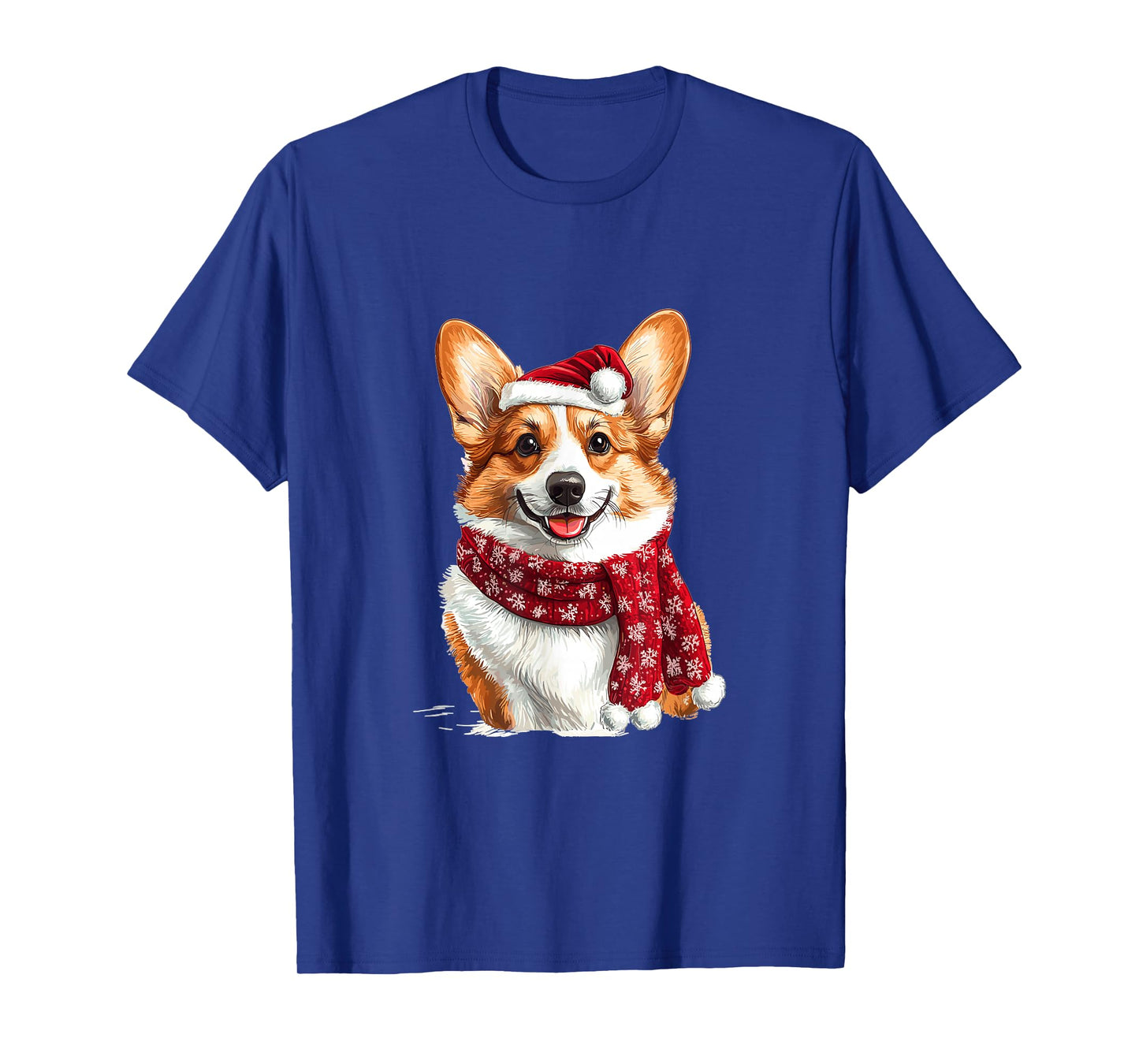 Cute Pembroke Welsh Corgi Dog Christmas Merry X-mas Graphic T-Shirt