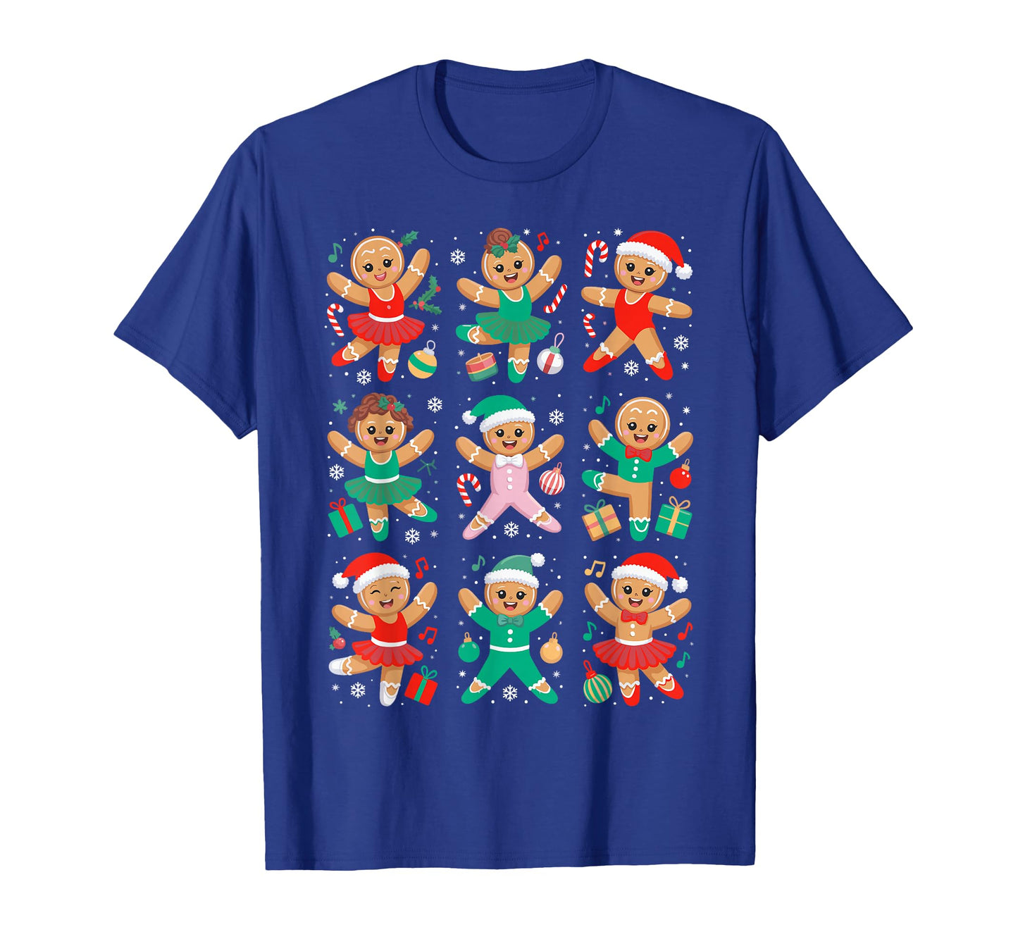 Christmas Dance Teacher Gingerbread Ballet Dancer Xmas Girls T-Shirt