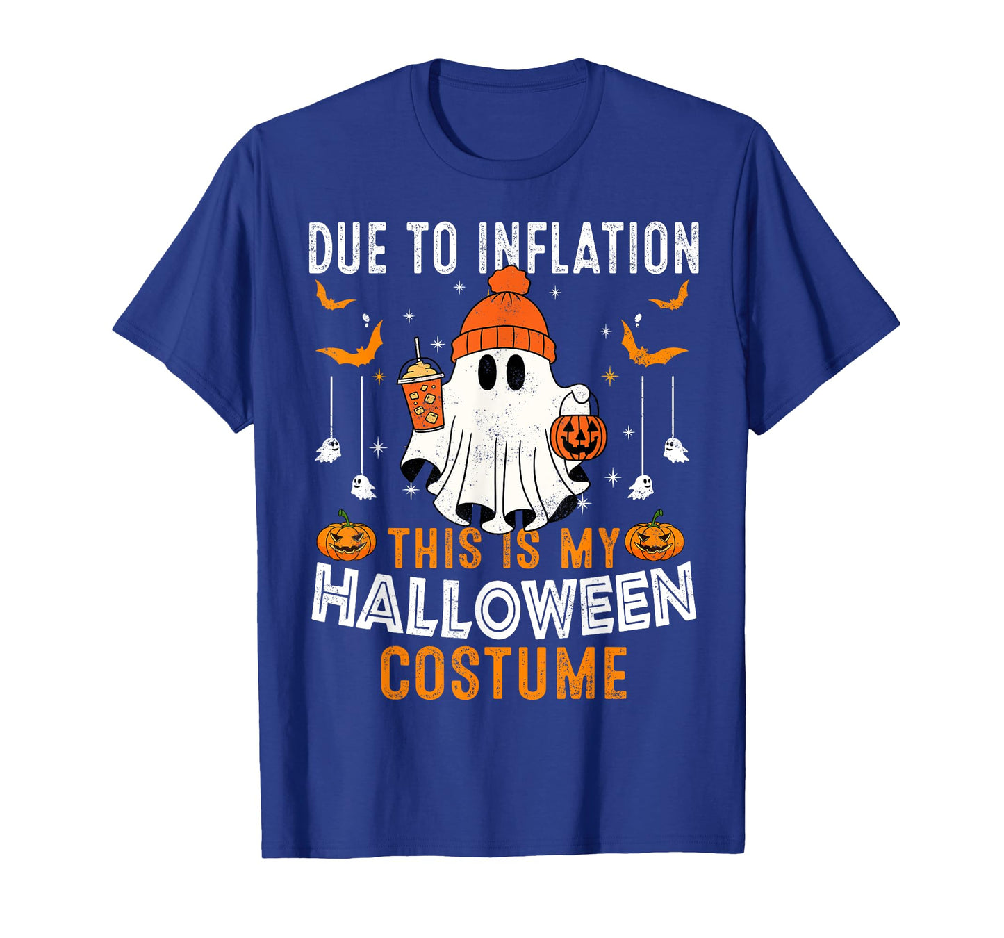 Due To Inflation This Is My Halloween Costume Funny Pumpkins T-Shirt