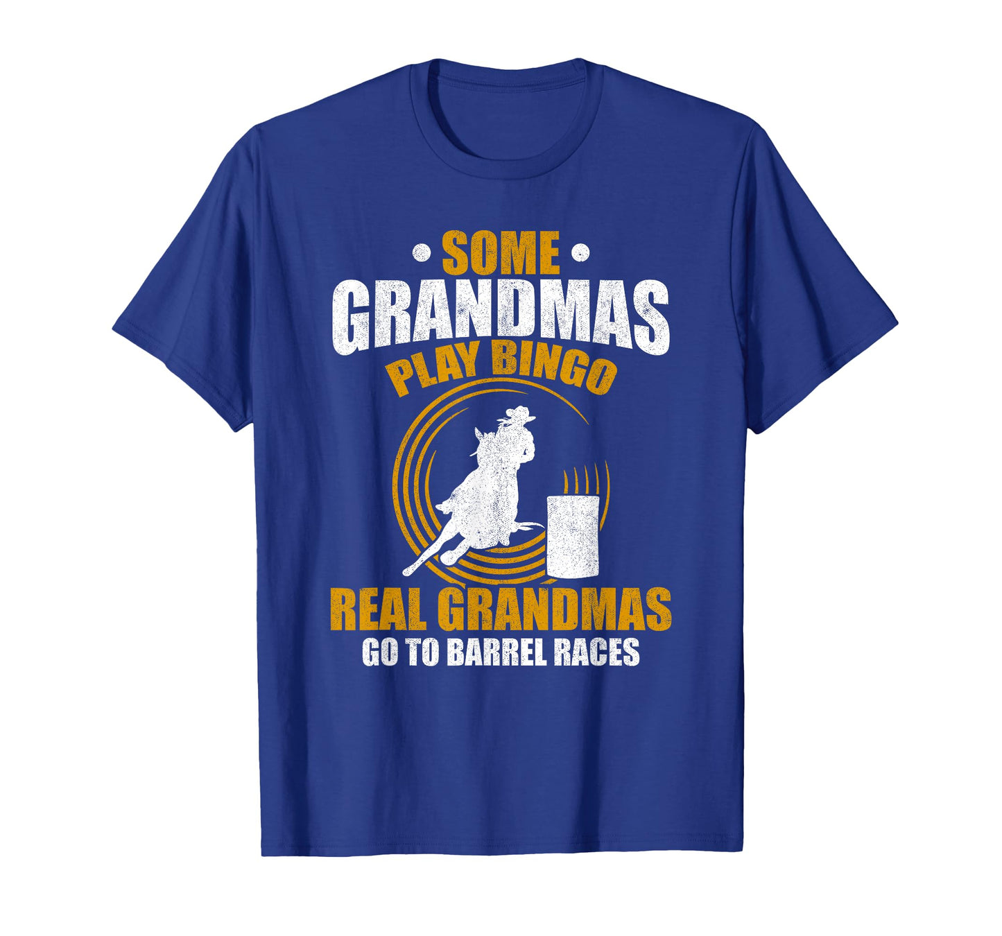 Rodeo Barrel Racer Grandmother Horse Grandma Barrel Racing T-Shirt